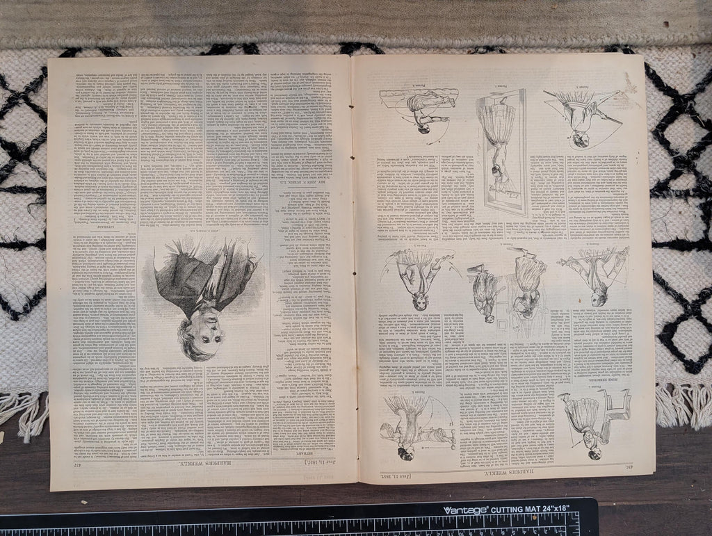 1857 San Francisco and Salt Lake City Harper's Weekly July 11 Brigham Young