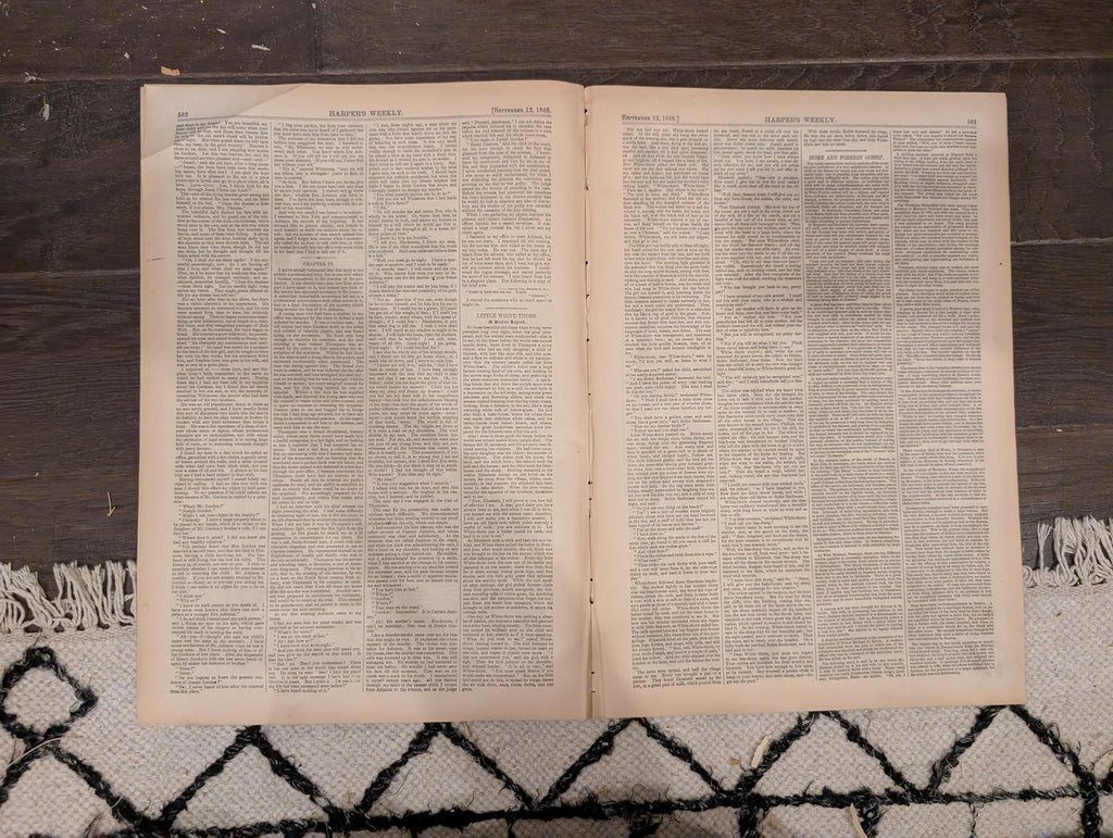 Harper’s Weekly – September 12, 1868 – Lincoln’s Tomb • Martha’s Vineyard Camp Meeting • Prospect Park Views • Bird Hunting • NYC Street Lif