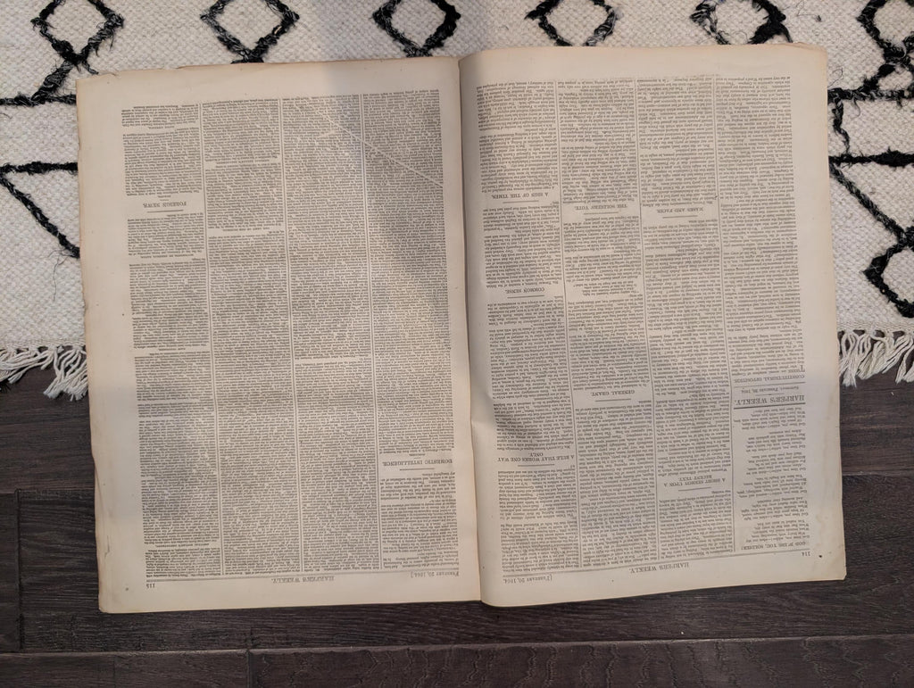 Harper's Weekly 1864 St. Valentine's Day Feb 20 Grant Mobile Ram