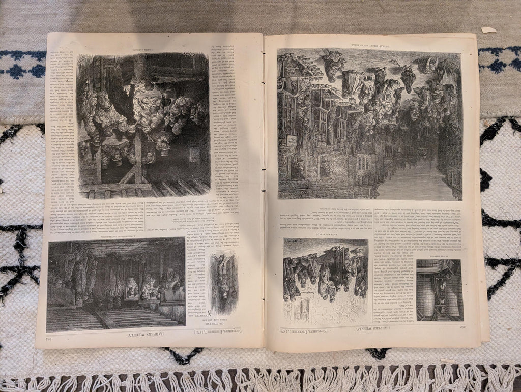 1872 Nast No Surrender Harper's Weekly Dec 07 Boston Fire Gambling