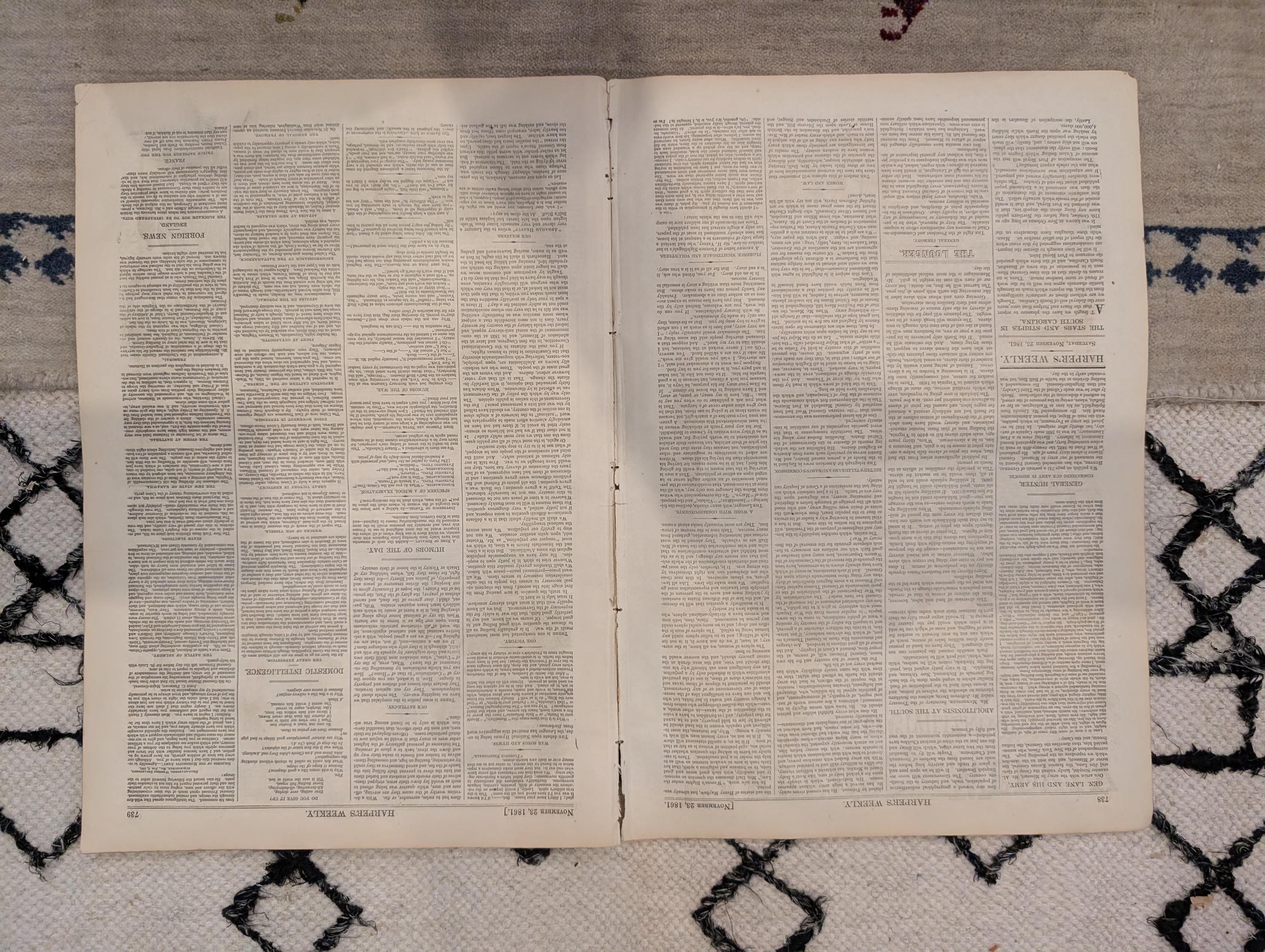 1861 Winslow Homer Songs of War Harper's Weekly Nov 23 Jim Lane Missouri