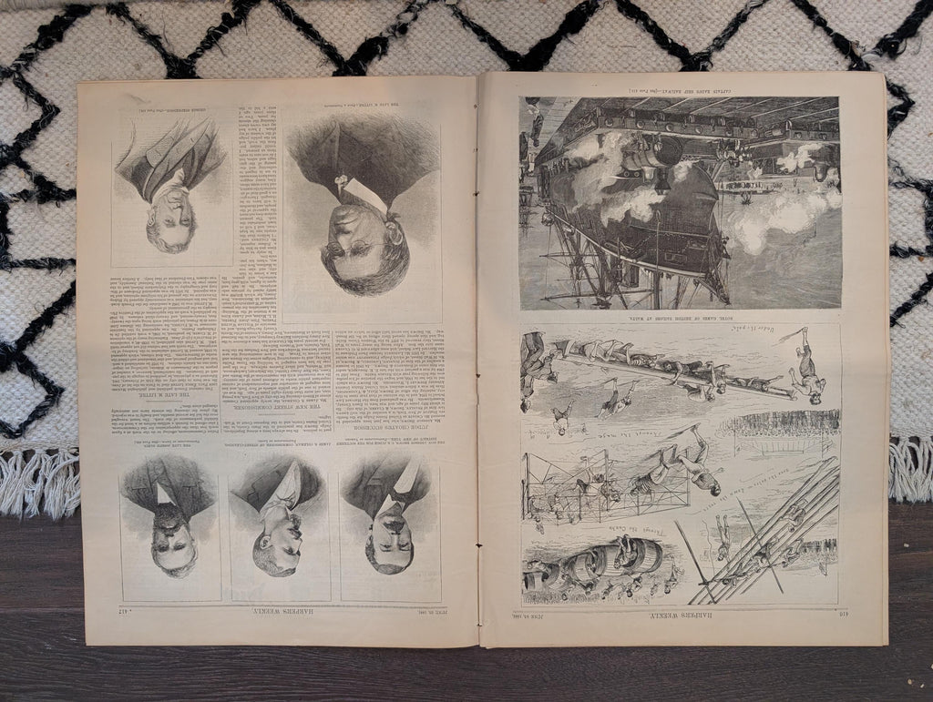 1881 Nast "Falling Off of Bosses," Malta Sailors, 7th Regiment Armory — Jun 25