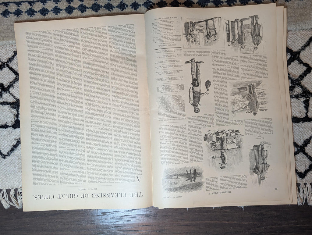 1891 Remington "The Last Stand" Double-Page Centerfold — Buffalo Bill — Jan 10