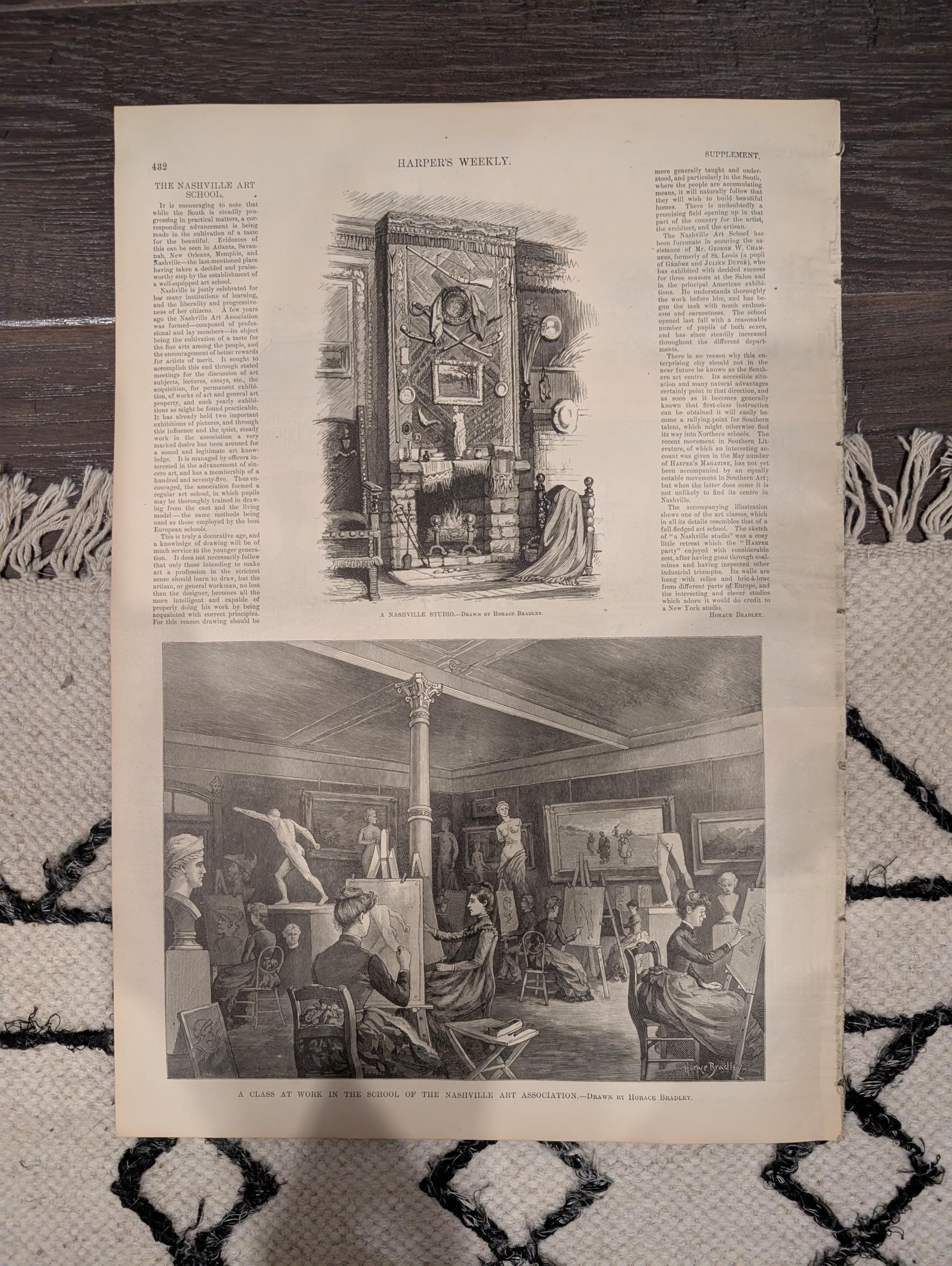 Harper’s Weekly — June 11, 1887 — West Point, Colorado, Nashville, Saranac Lake — Howard Pyle Front Page