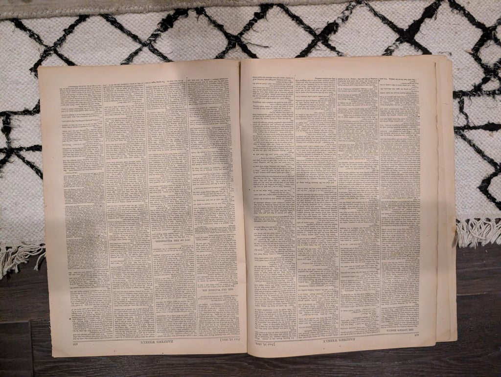 1864 Grant at Headquarters Harper's Weekly July 16 Thomas Nast Our Flag