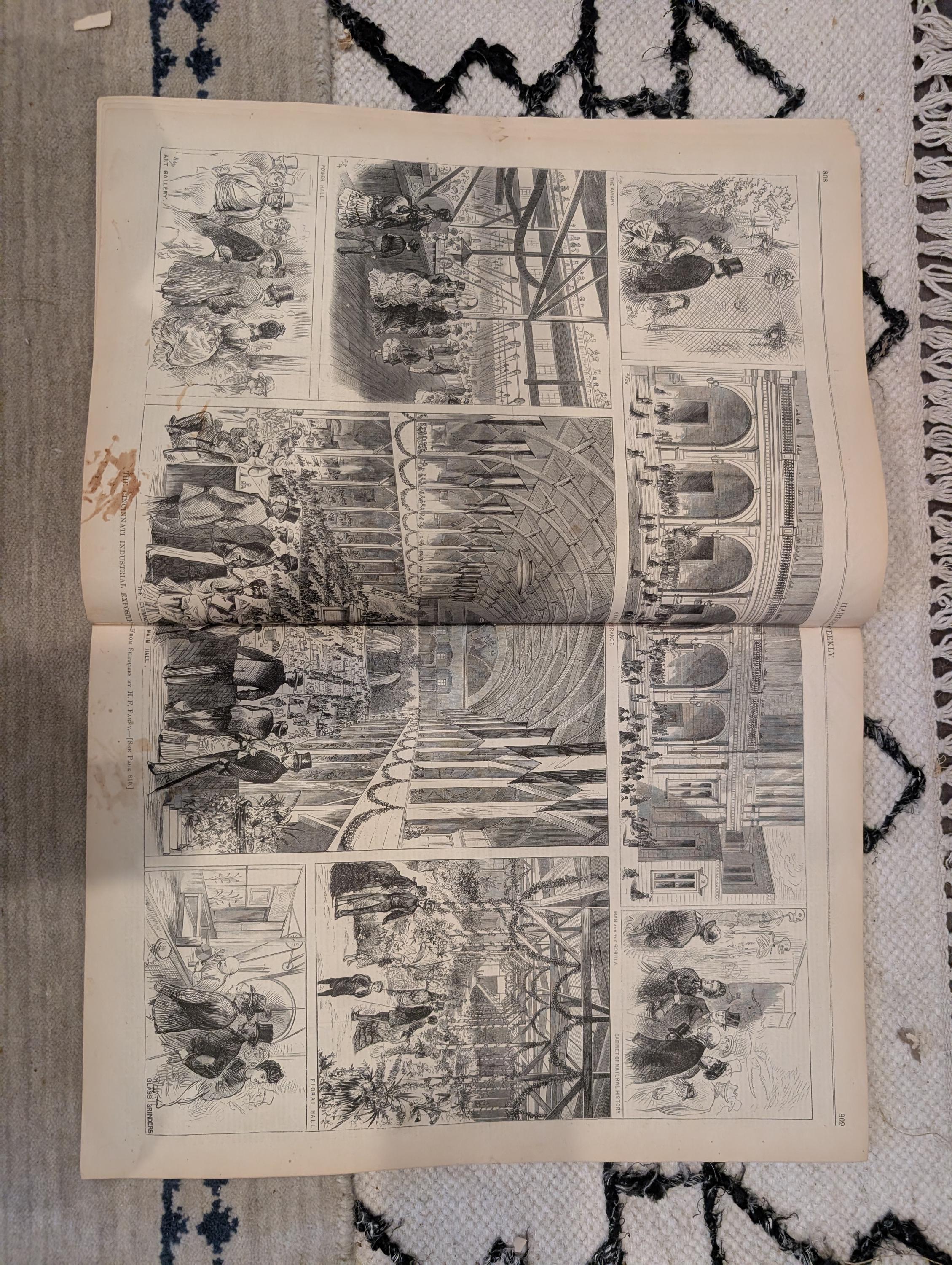 1872 KKK Ku Klux Conspiracy Harper's Weekly Oct 19 Nast Election