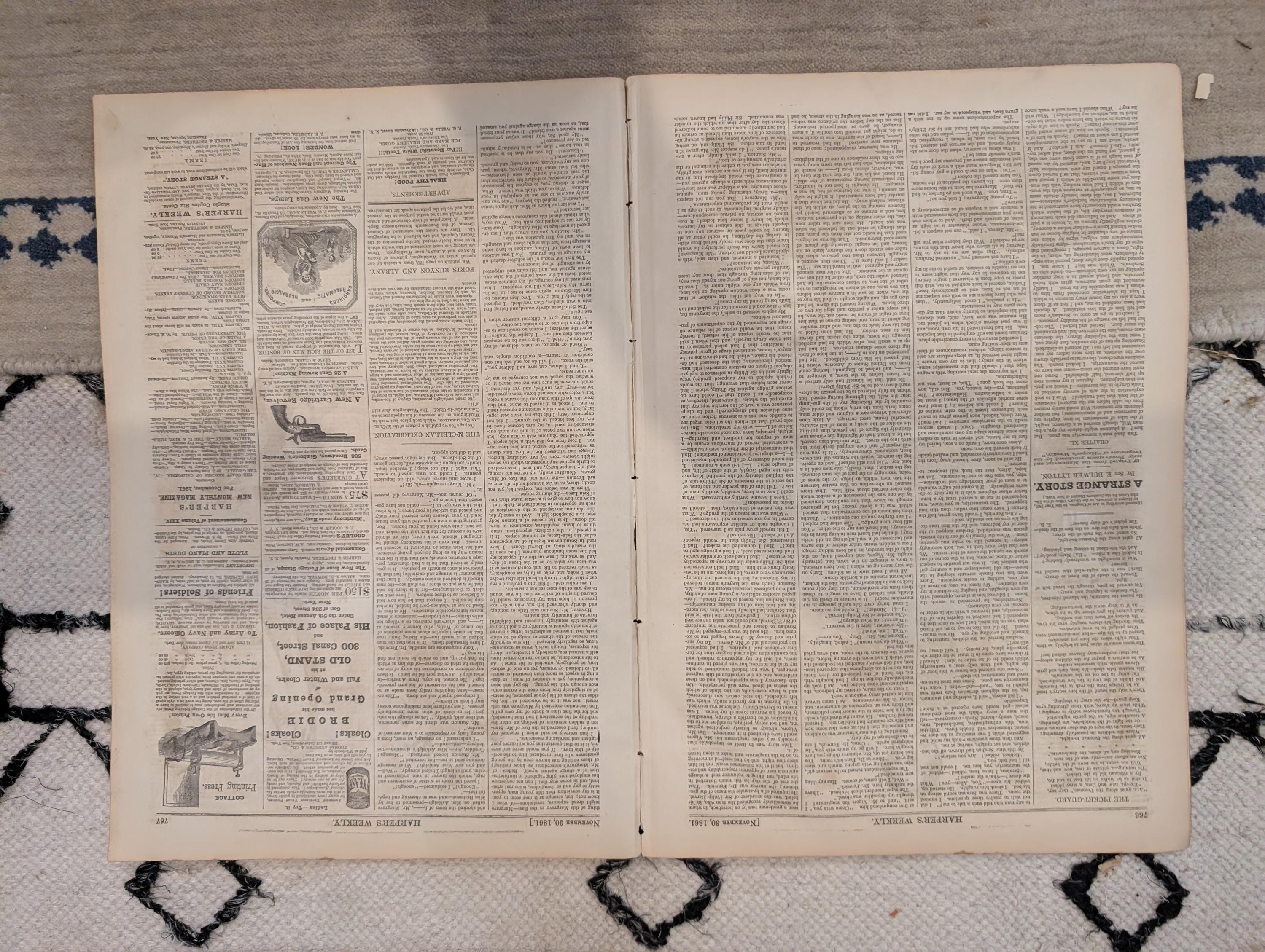 1861 Port Royal Victory Harper's Weekly Nov 30 General Halleck Trent Affair
