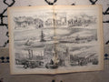 1867 New Orleans "Crescent City" Seven-Scene Double-Page Centerfold — Mar 9