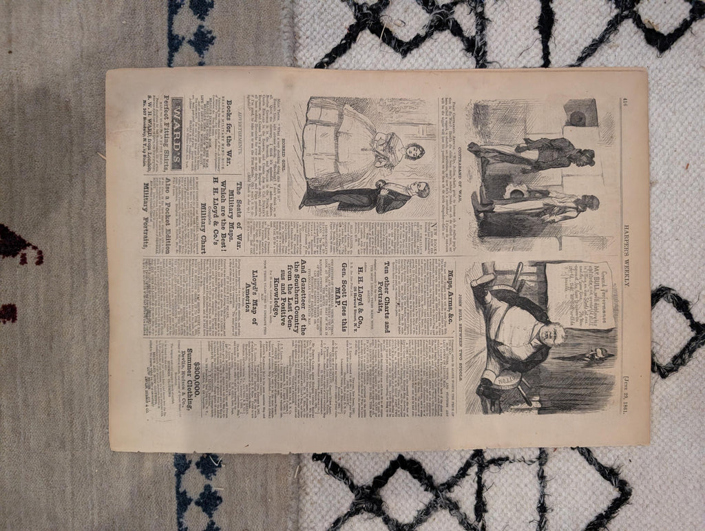 1861 Winslow Homer Havelocks Harper's Weekly June 29 Big Bethel Zouaves