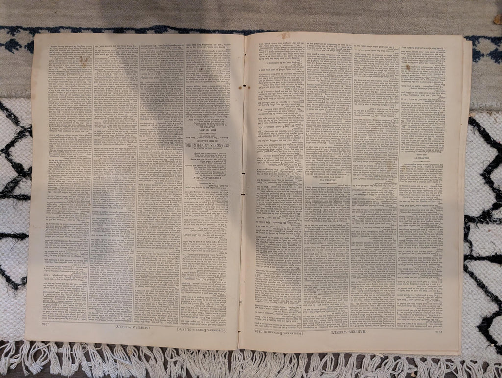 1872 Horace Greeley Portrait Harper's Weekly Dec 21 Nast Centerfold