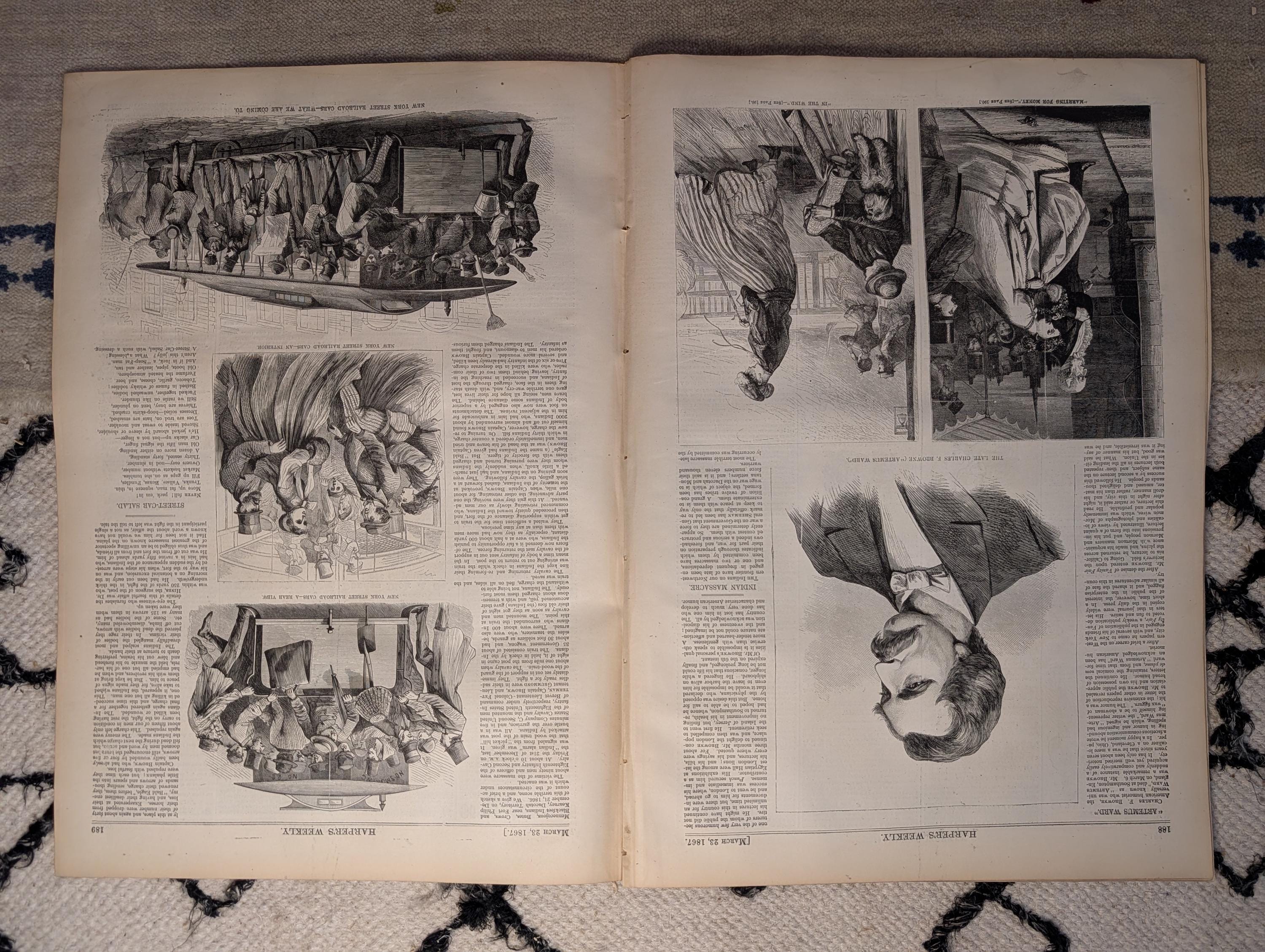 1867 Fort Kearny Indian Battle, "Southern Justice" Anti-Black, Wade — Mar 23