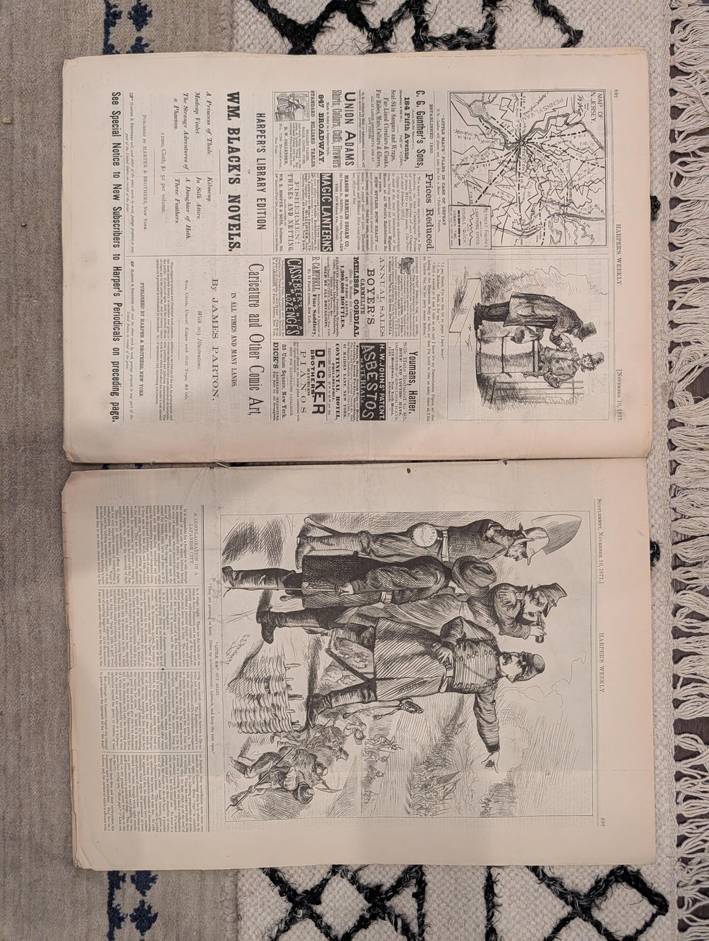 1877 New Jersey Cranberry Bog, Trafalgar Redoutable, Nast — Nov 10