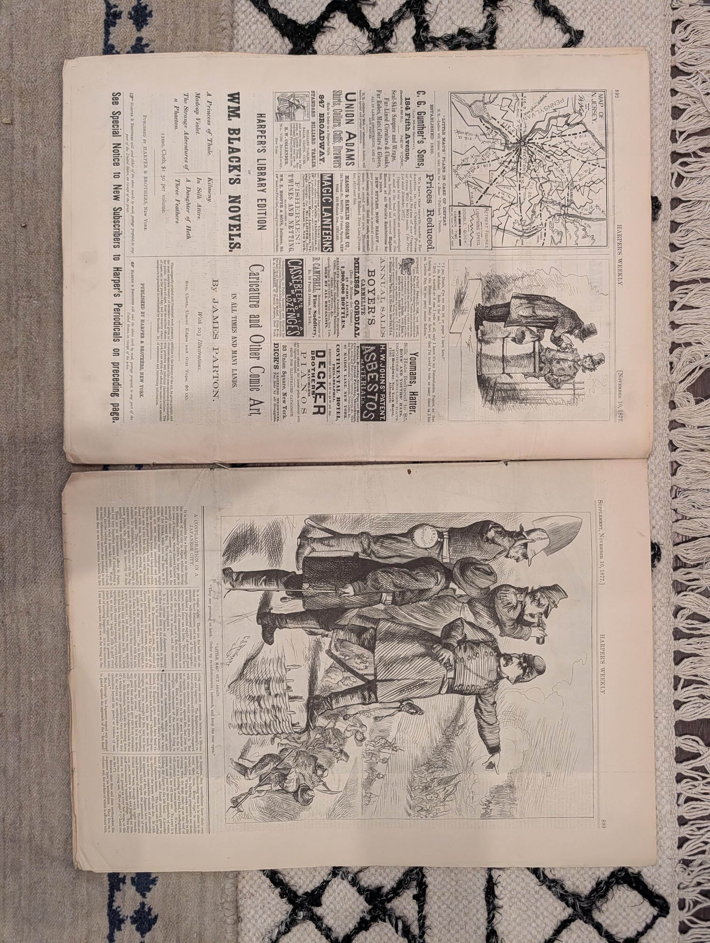 1877 New Jersey Cranberry Bog, Trafalgar Redoutable, Nast — Nov 10