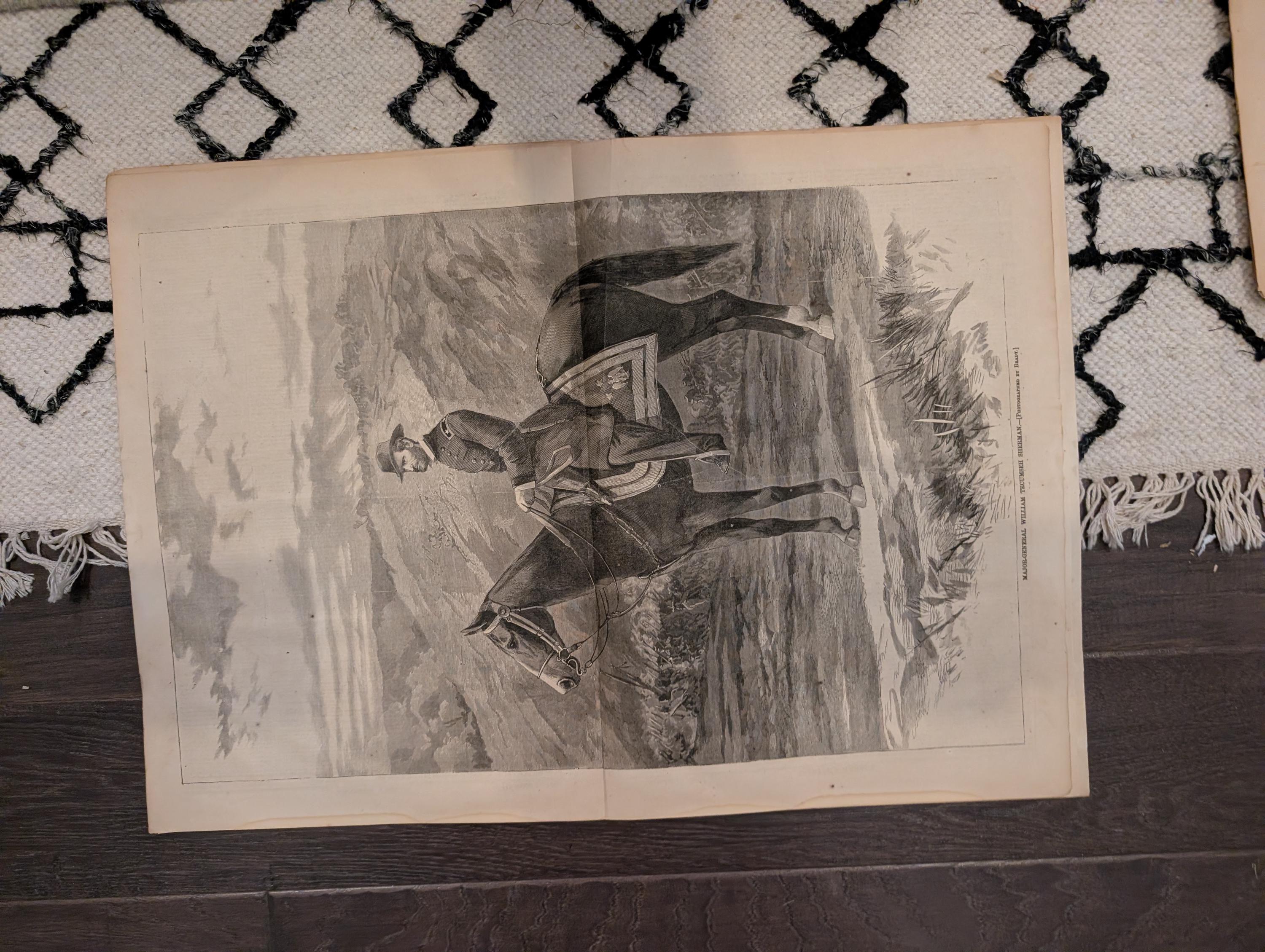 1864 George Thomas Harper's Weekly December 17 William Tecumseh Sherman