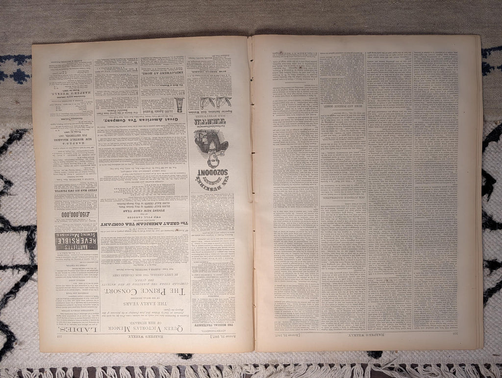 1867 Adirondack Mountains, Brooklyn Bridge Foundation, Sailors Harbor — Aug 31