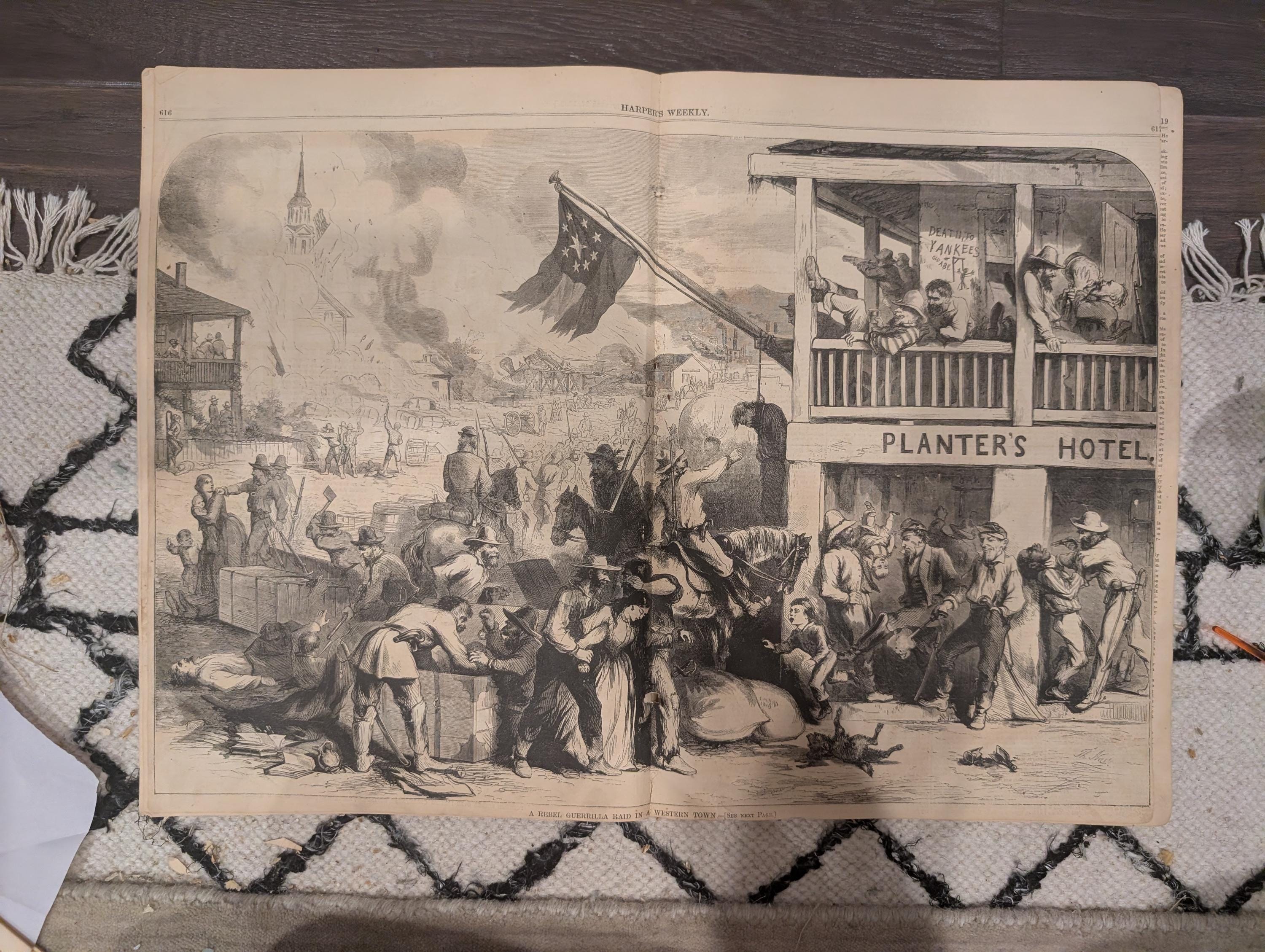 Harper’s Weekly — September 27, 1862 — Rebel Occupation of Frederick & Hagerstown, Maryland + Cincinnati Views