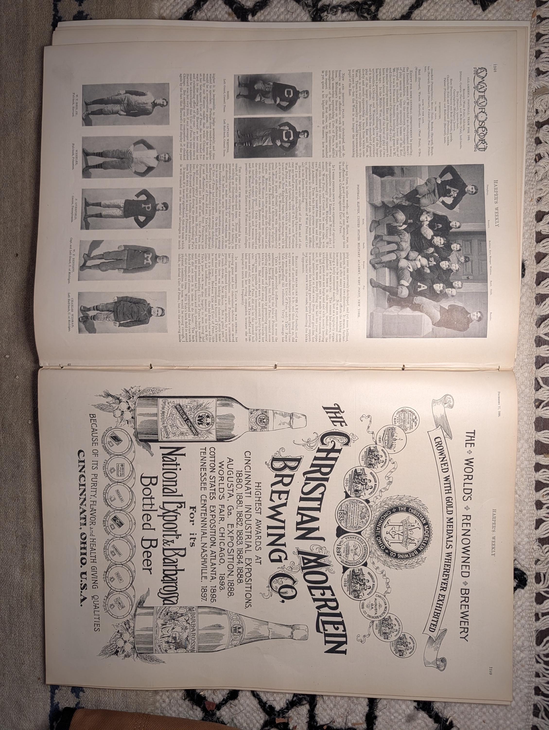 1898 Remington Bronze Statuettes, Christmas Klondike & West Point, Puerto Rico Cockfight — Dec 17