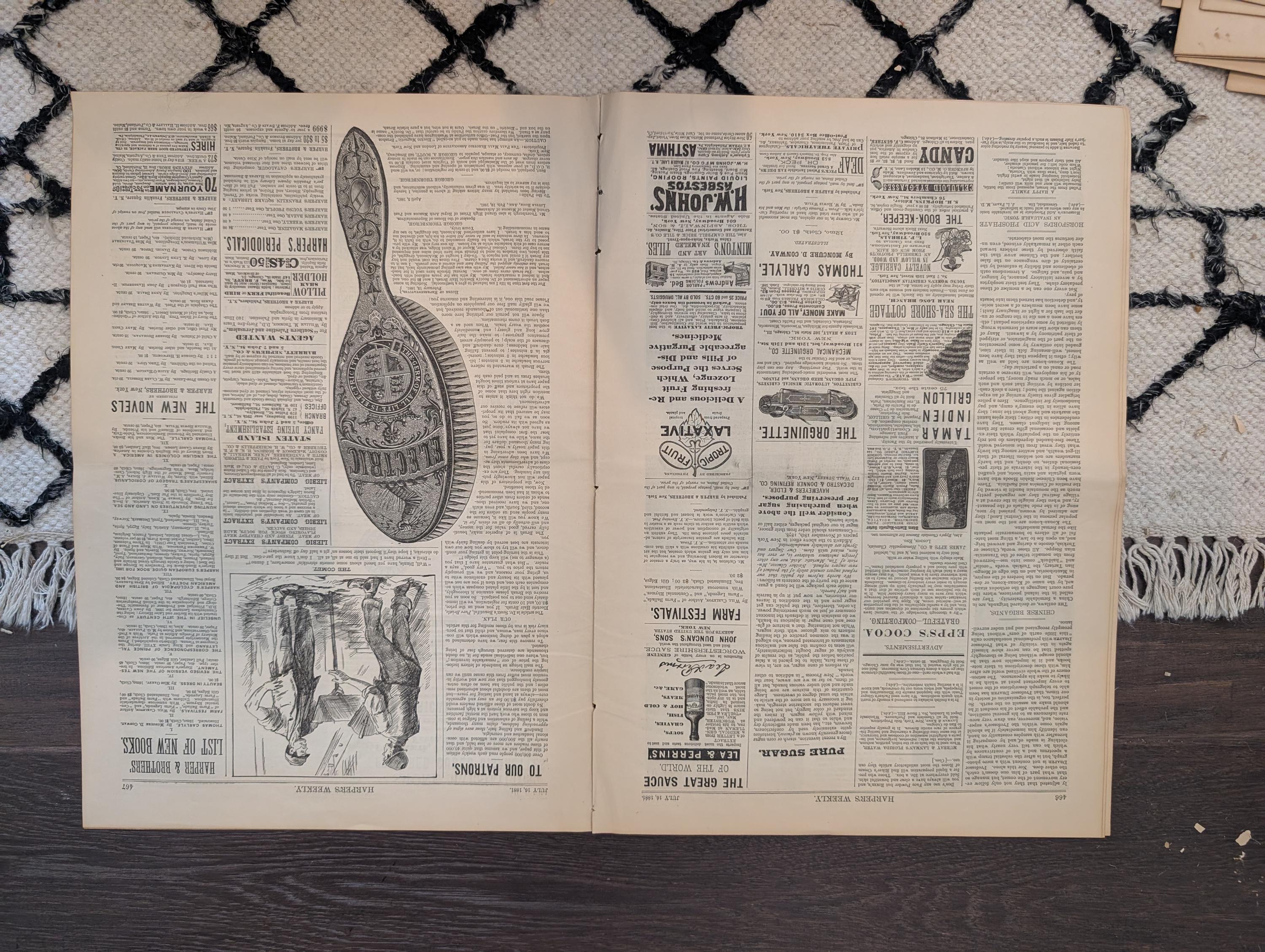 1881 Nast Albany Humiliation, Spirit of '76 Supplement, Rochester Cathedral — Jul 16