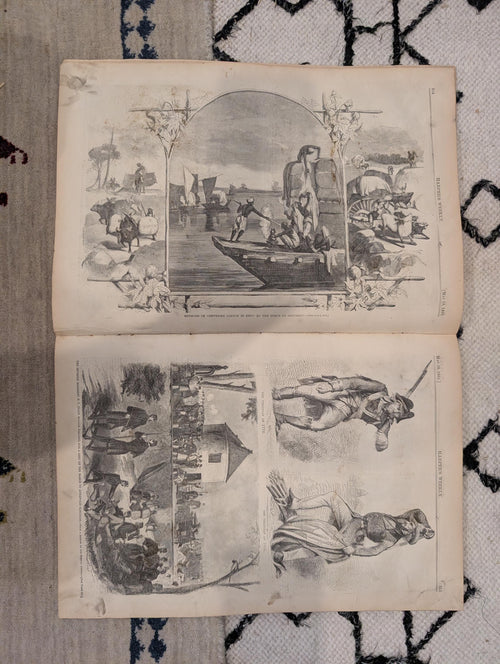 1861 Fire Zouaves Harper's Weekly May 18 Lady Davis Fort Pickens Dickens