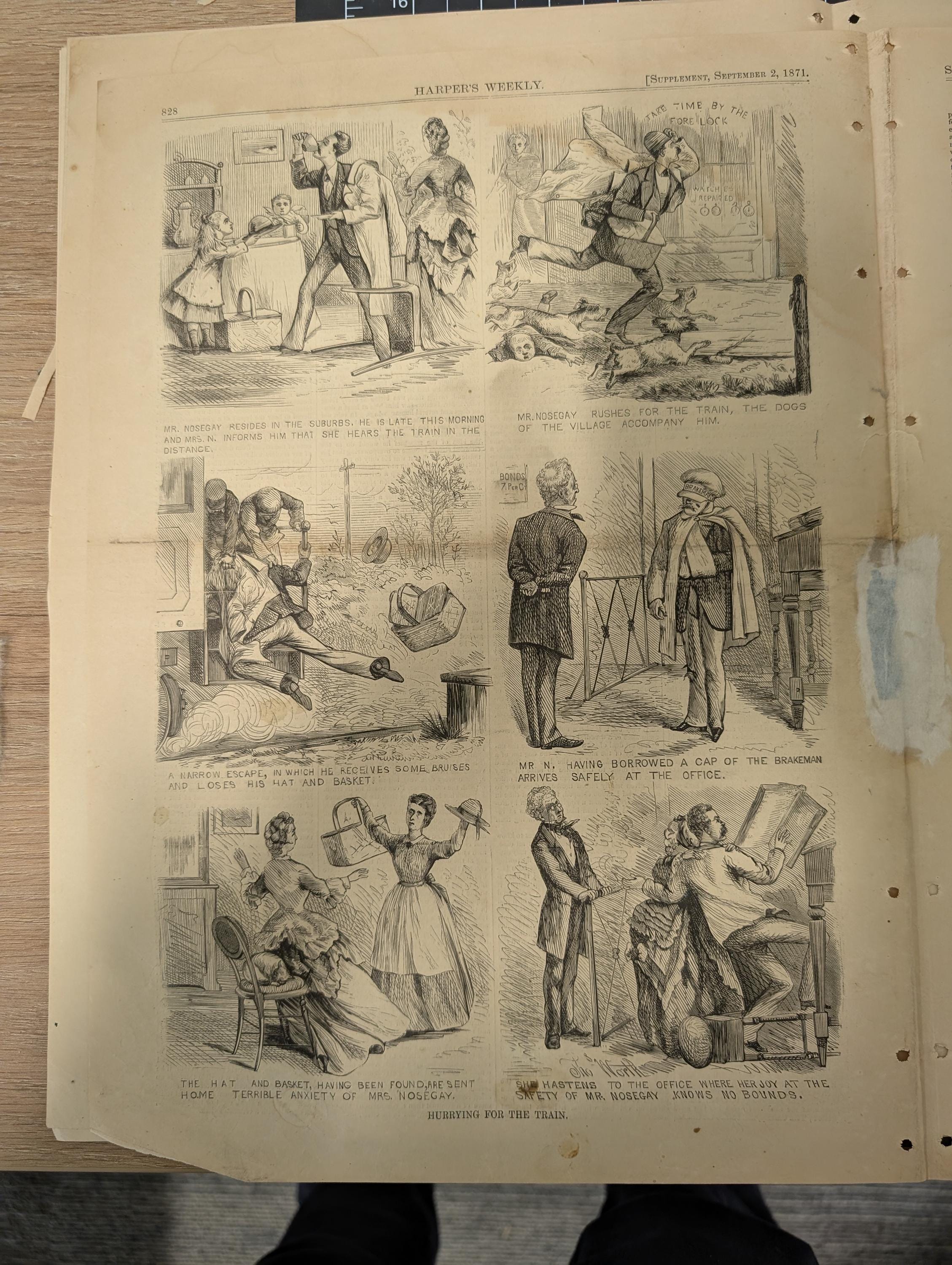 Harper’s Weekly – September 2, 1871 | Thomas Nast Cartoon, Wilkie Collins Portrait, Tammany Ring, “Summer Palaces” | Complete w/ Supplement