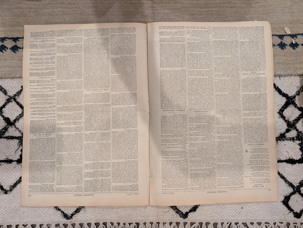 1872 Playing Bocci Rome Harper's Weekly June 01 Thomas Nast Horace Greeley