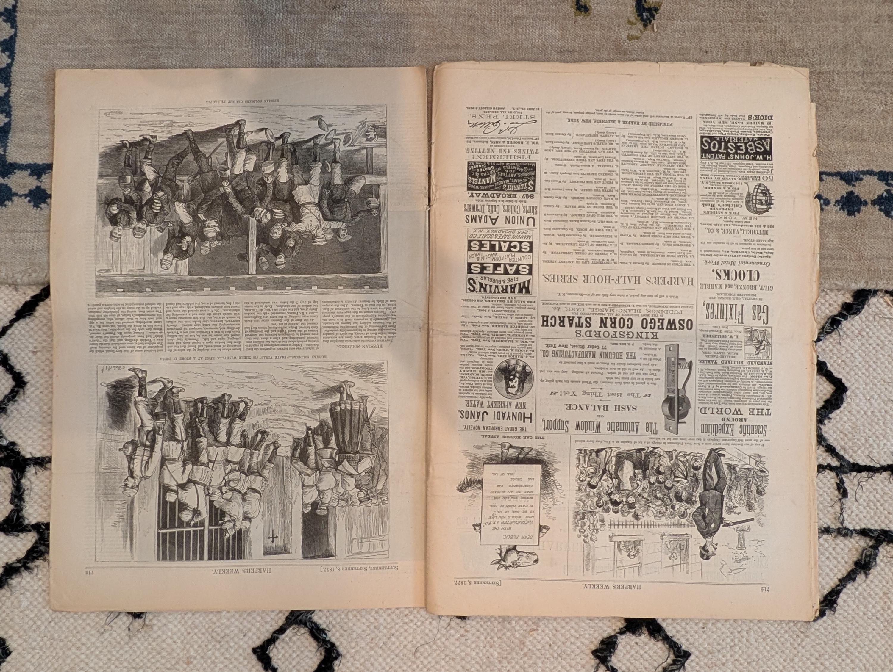 1877 Alma-Tadema Centerfold, Clamming Long Island, Rubens — Sep 8