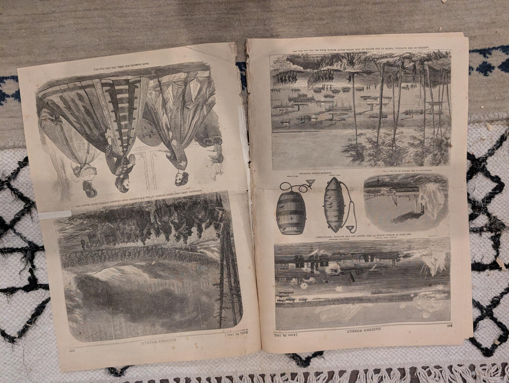 1865 Lincoln Assassination Harper's Weekly April 29 John Wilkes Booth