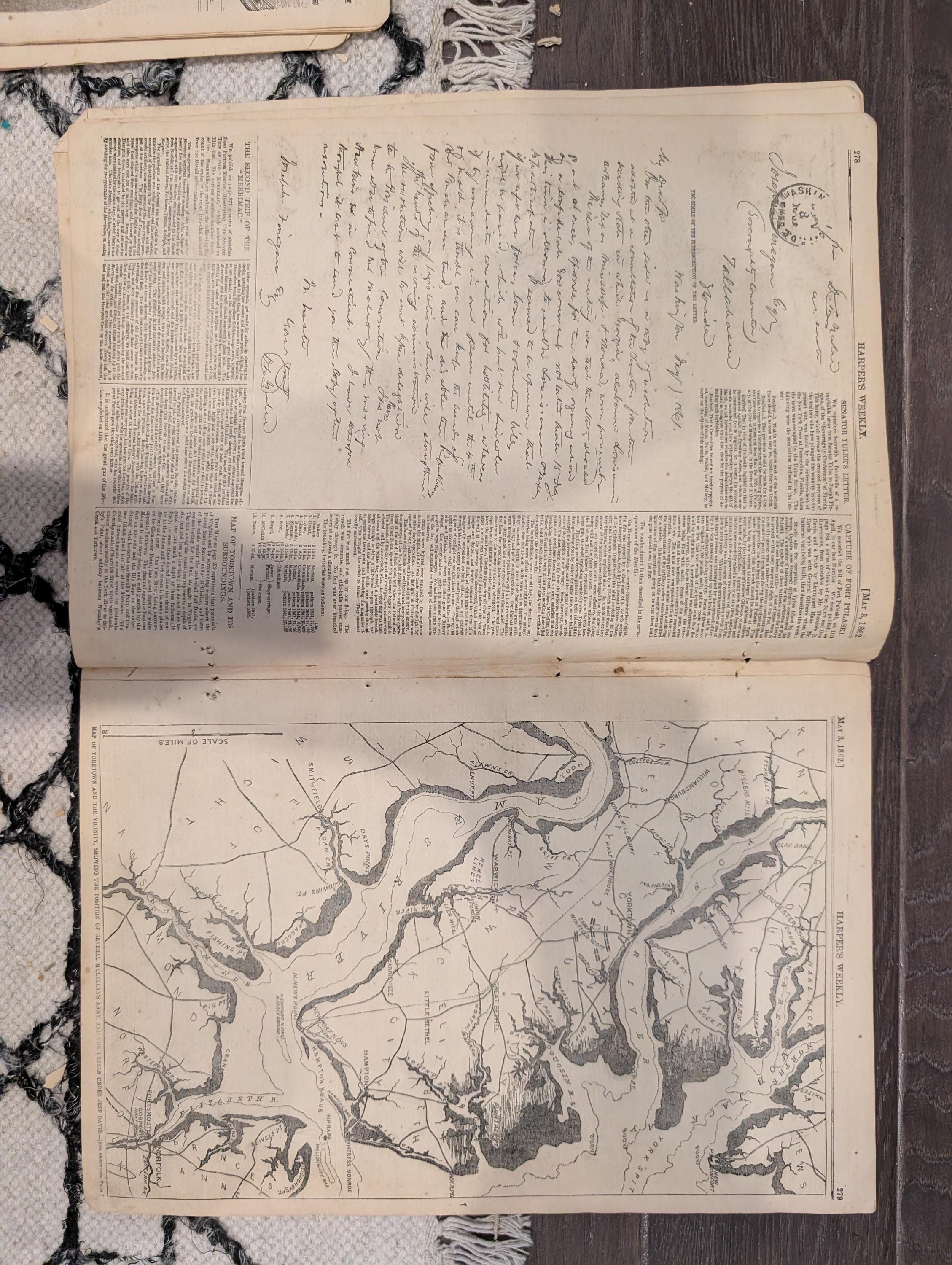 Harper’s Weekly – May 3, 1862 – Heroes of Shiloh • Merrimac Scenes • Fort Pulaski • Winslow Homer Prints