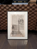 FRAME ONLY — for 1496 Nuremberg Chronicle Leaves