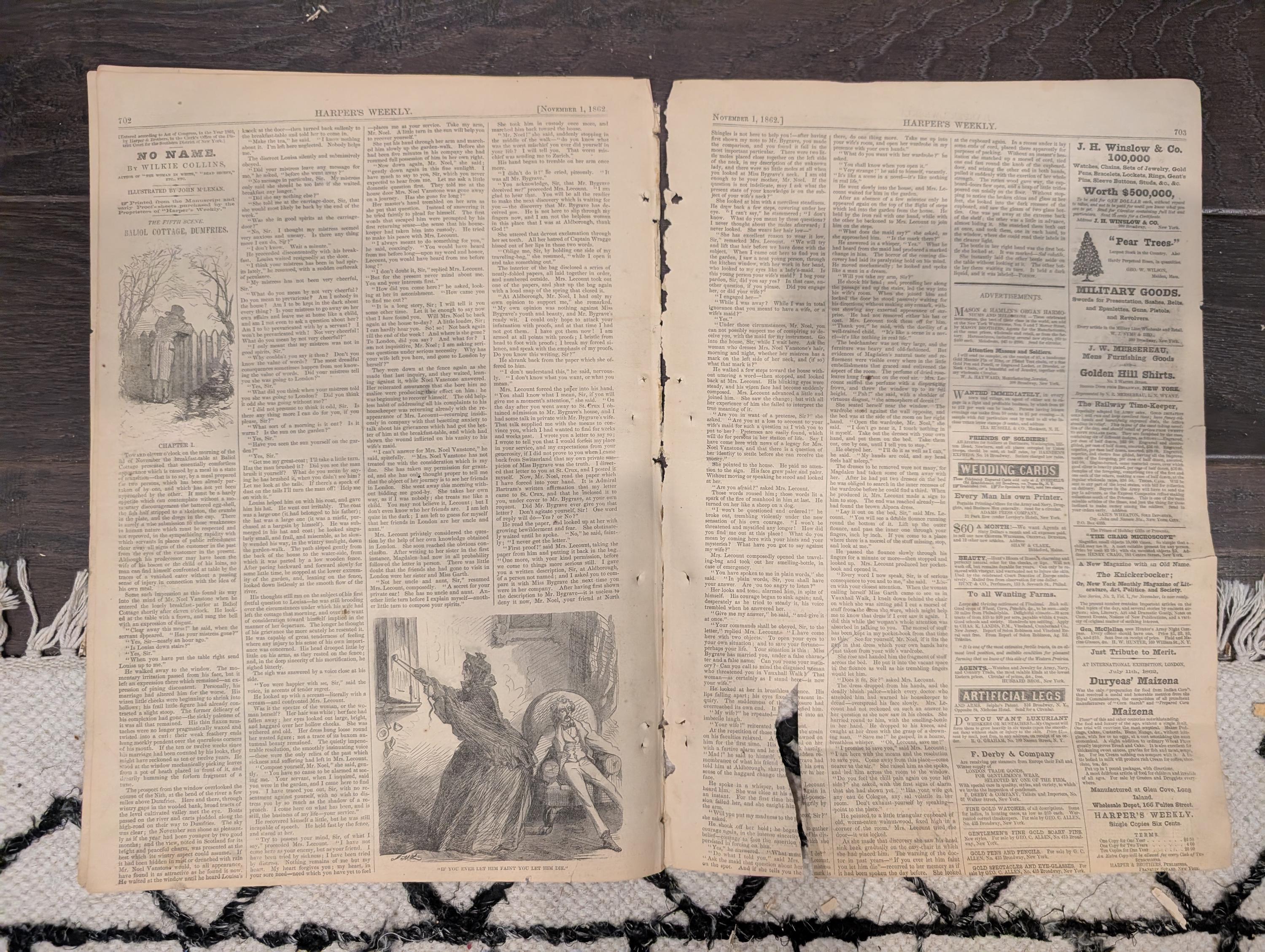 Harper’s Weekly – November 1, 1862 – Battle of Corinth • Battle of Perryville • Pirate “Alabama”
