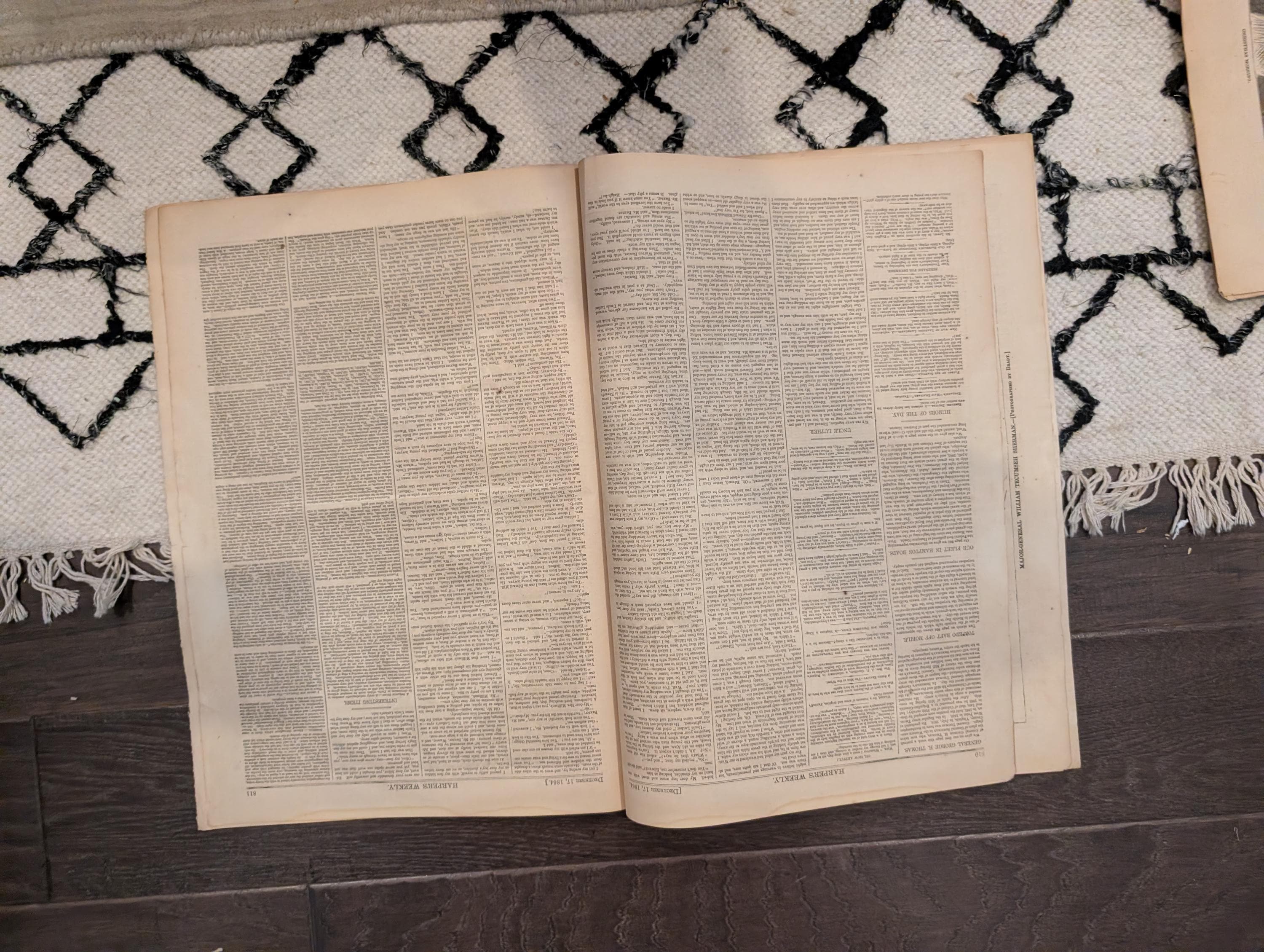 1864 George Thomas Harper's Weekly December 17 William Tecumseh Sherman