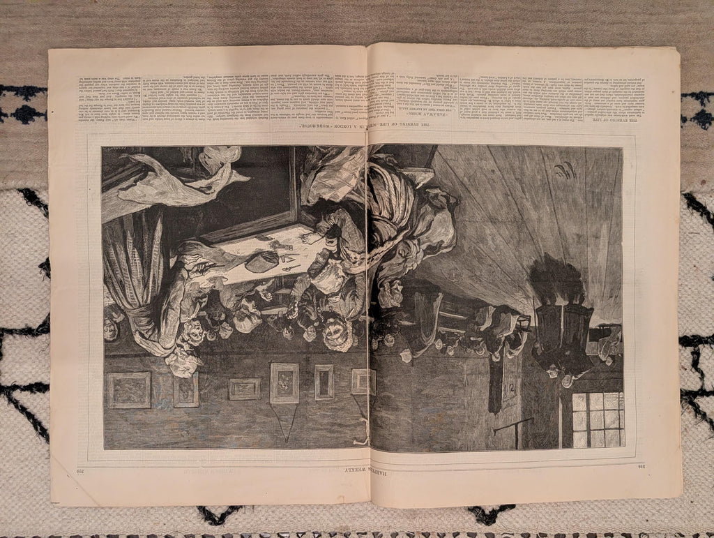 1877 London Workhouse, Schliemann Mycenae, Young Lions, Nast — Apr 28