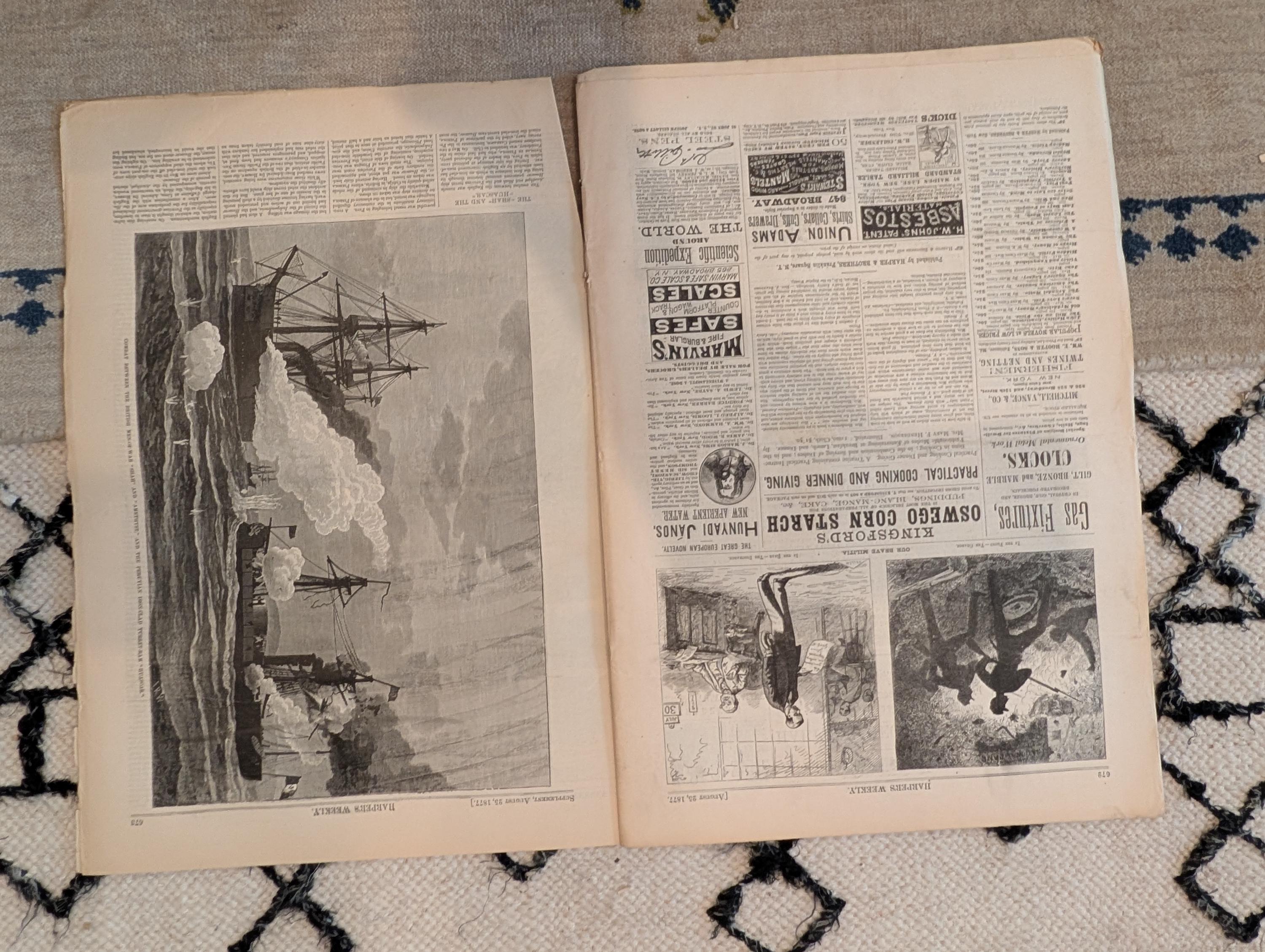 1877 Nevada Silver Mine, HMS Shah vs. Huascar, Battle of Taghir — Aug 25