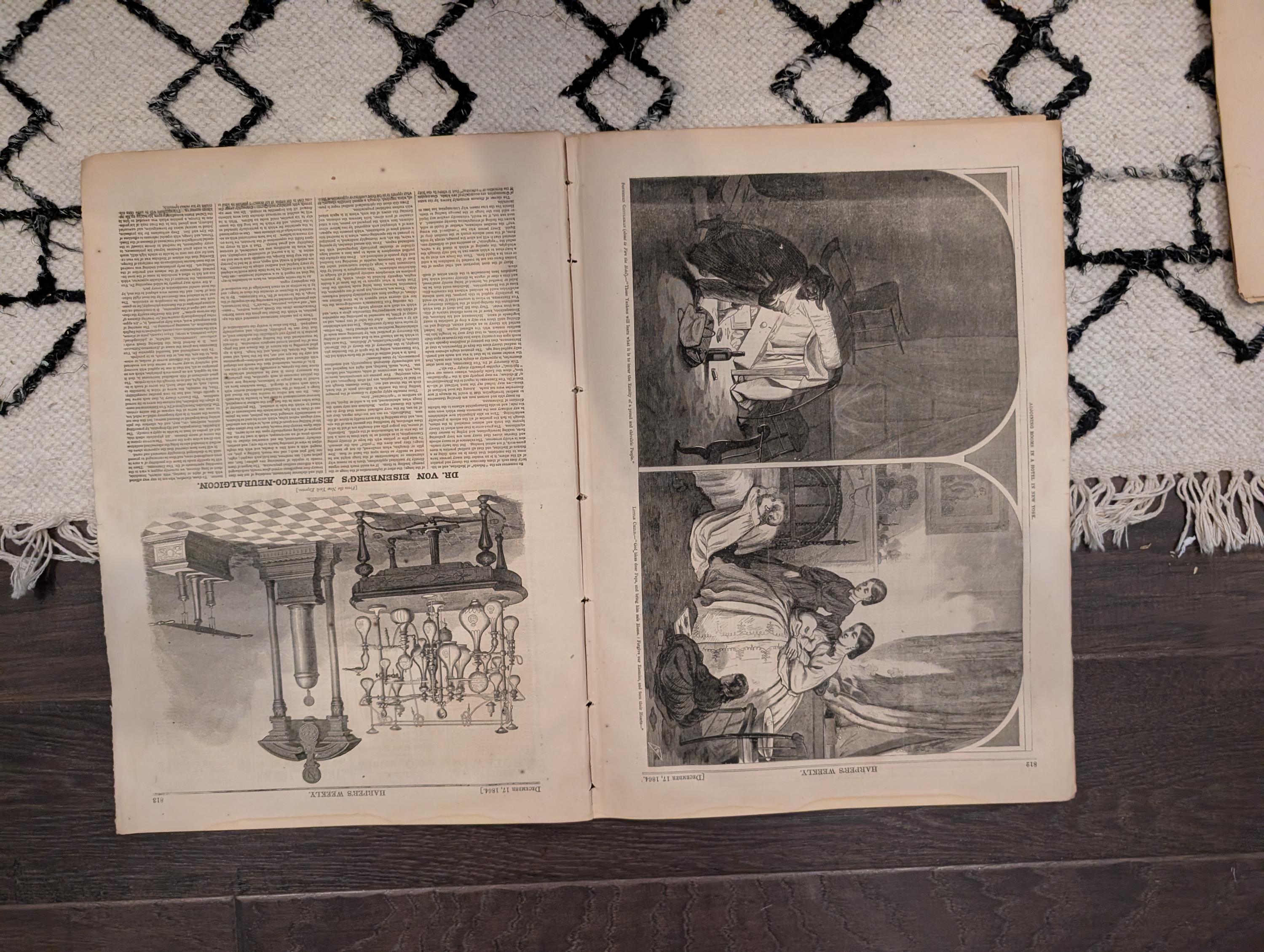 1864 George Thomas Harper's Weekly December 17 William Tecumseh Sherman
