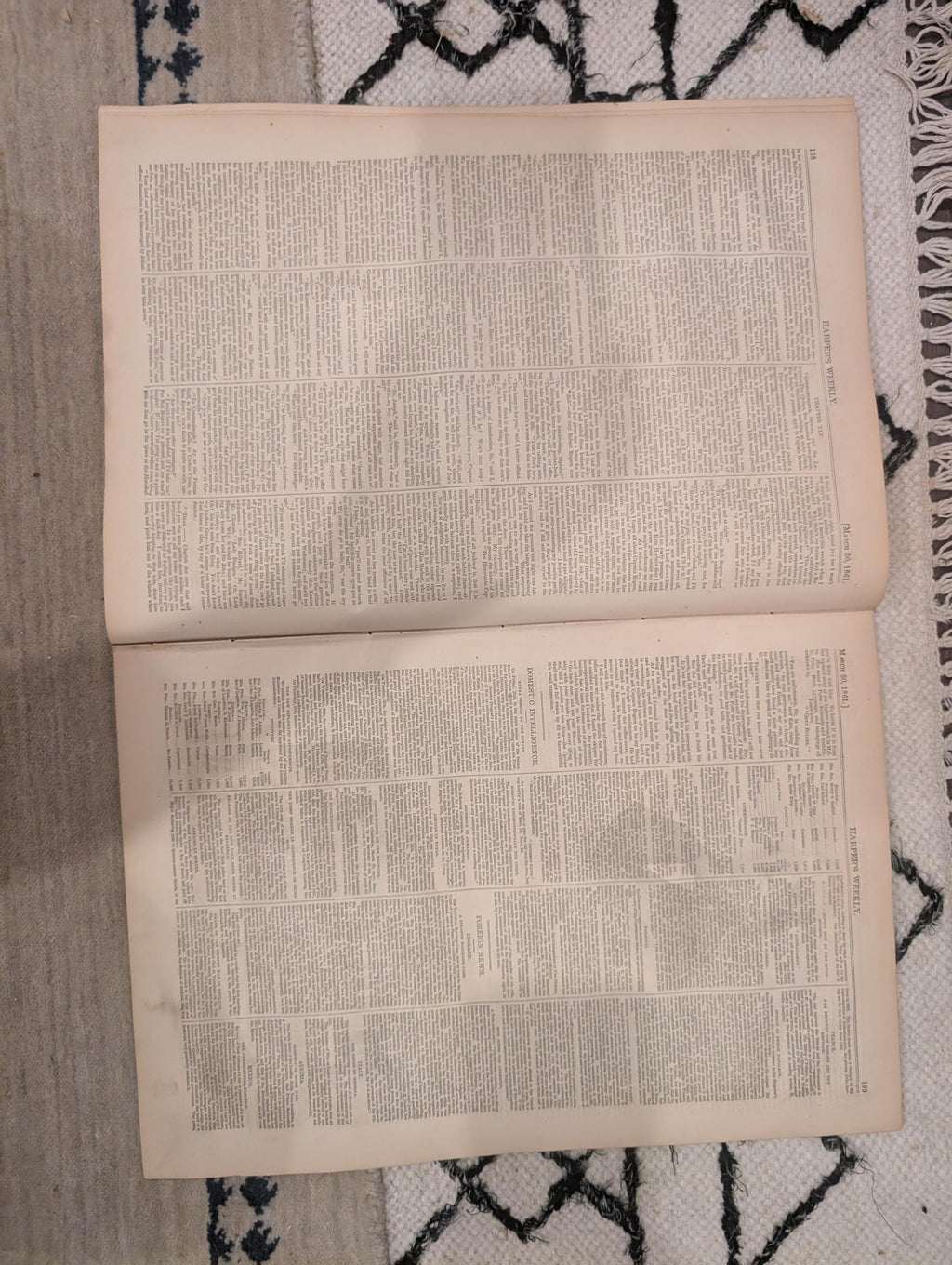 1861 Vassar College Sam Houston Harper's Weekly March 30 New Orleans