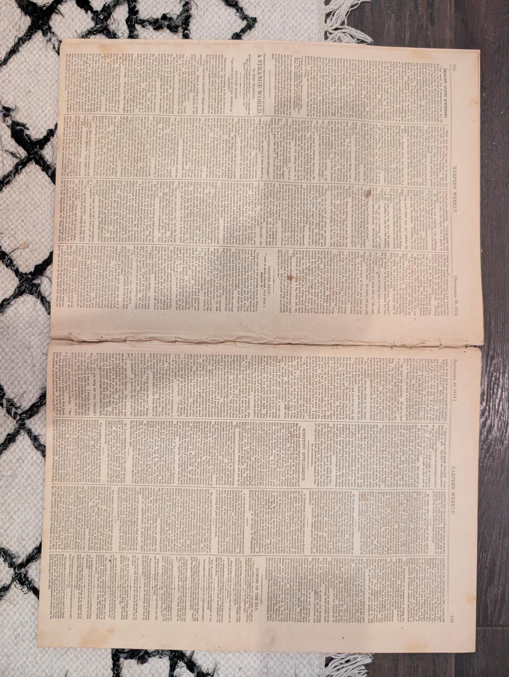 1874 Irish Emigrants Queenstown, Brigham Young's Wives, Nast — Sep 26