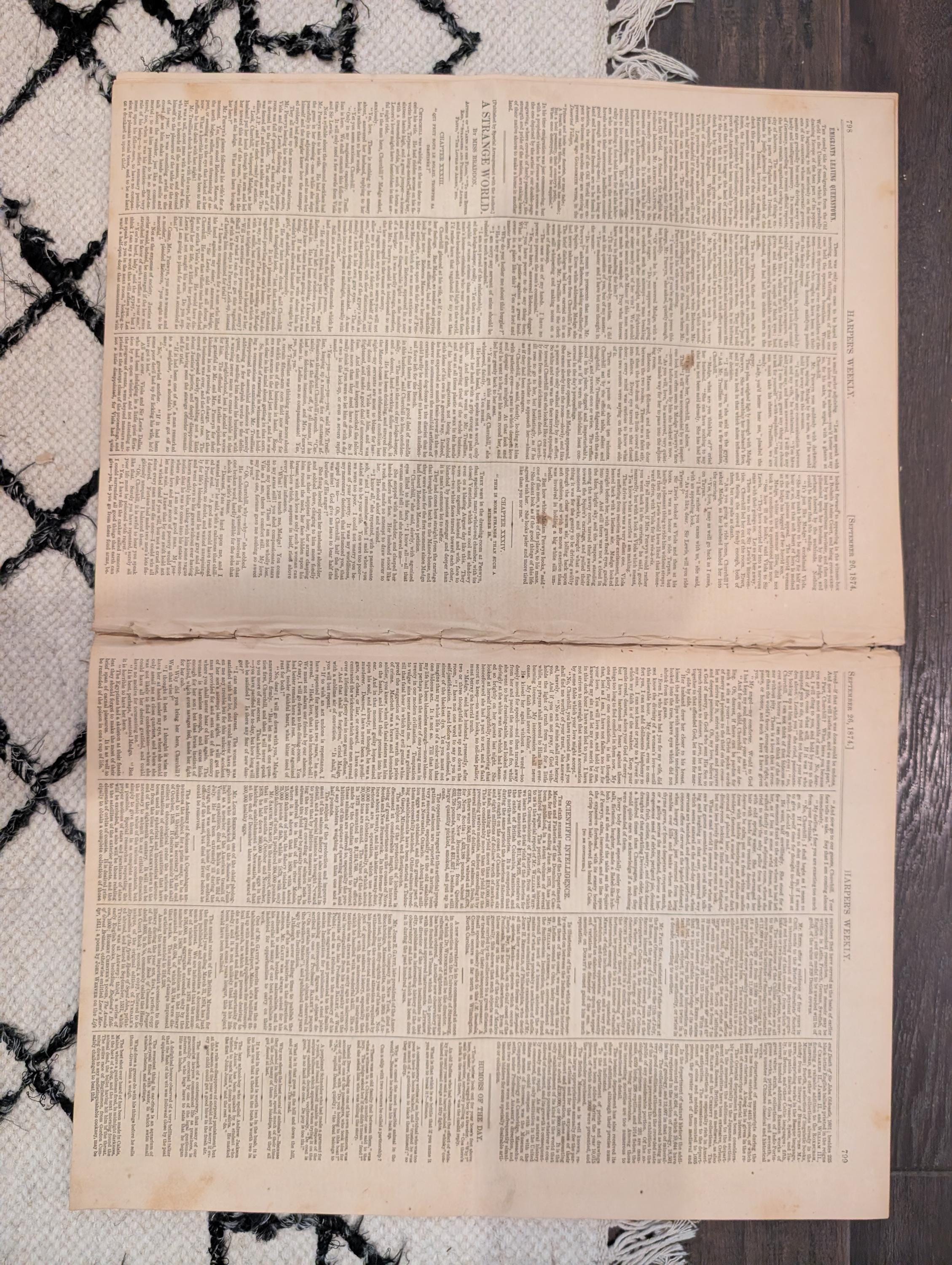 1874 Irish Emigrants Queenstown, Brigham Young's Wives, Nast — Sep 26