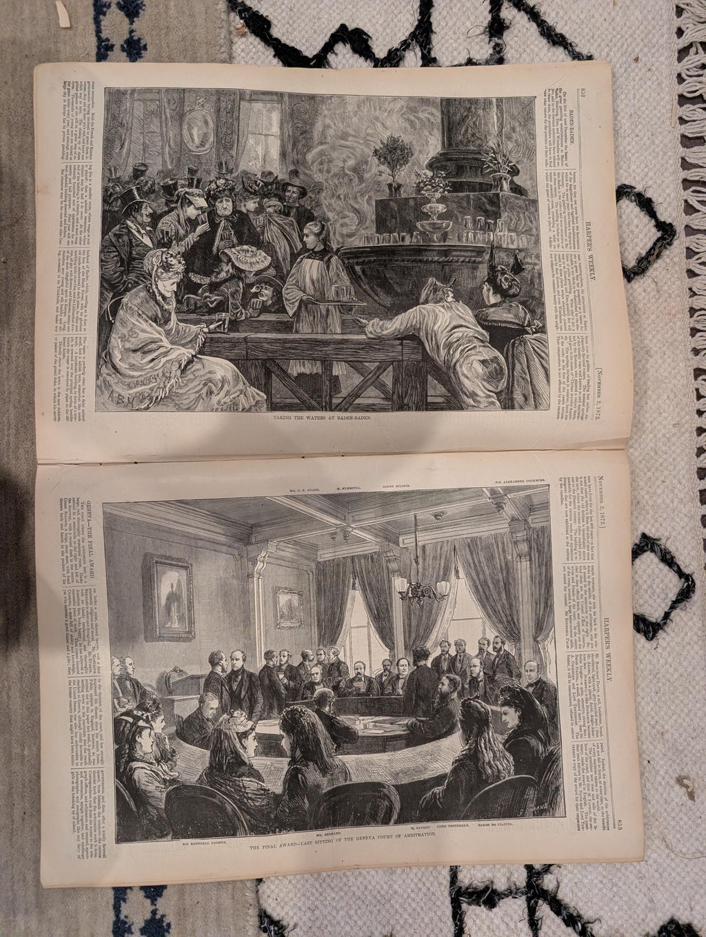 1872 Boss Tweed Horace Greeley Harper's Weekly Nov 02 Nast Election