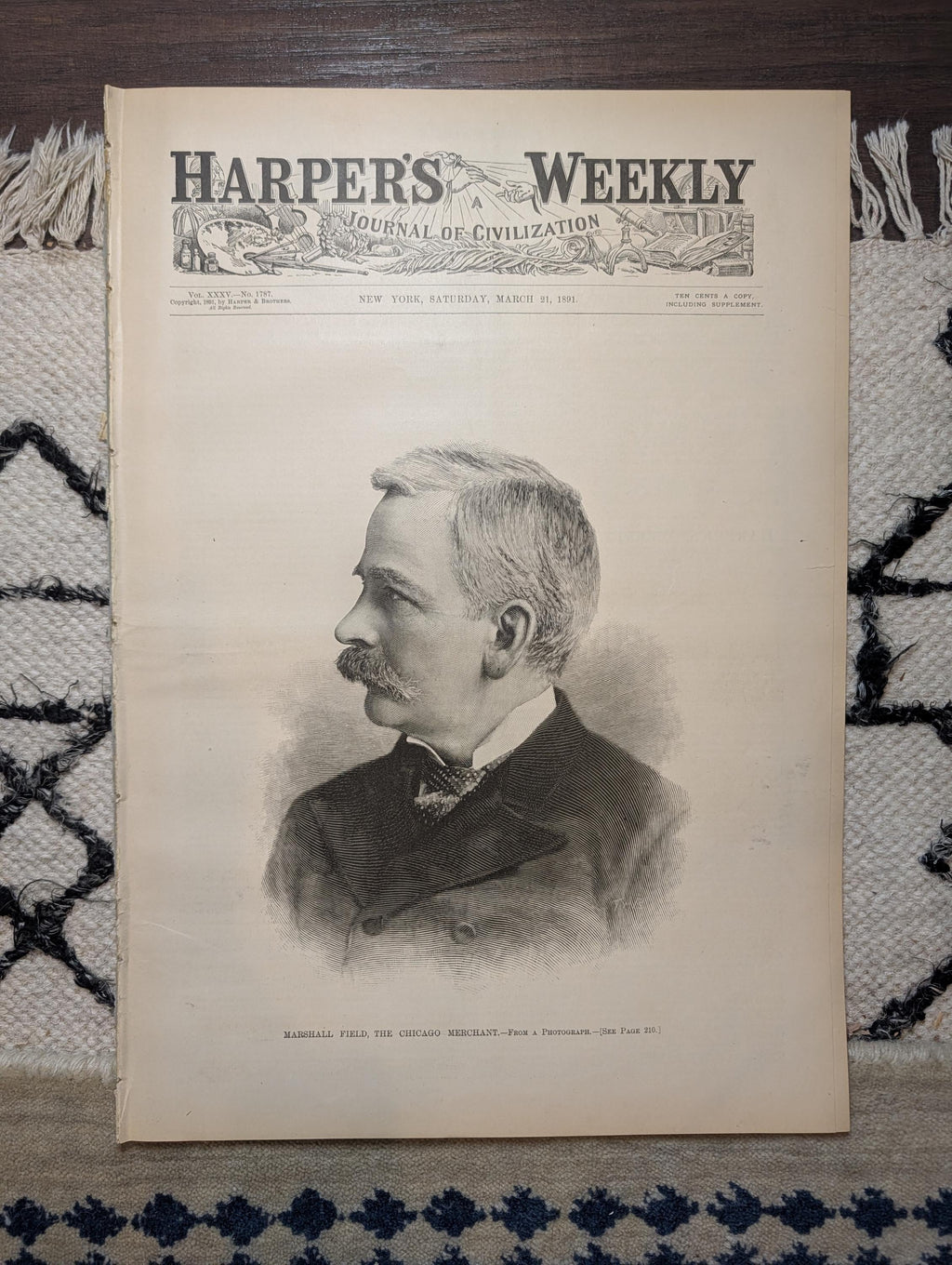 1891 Broadway & Sixth Avenue Centerfold, Marshall Field, Pratt Institute — Mar 21