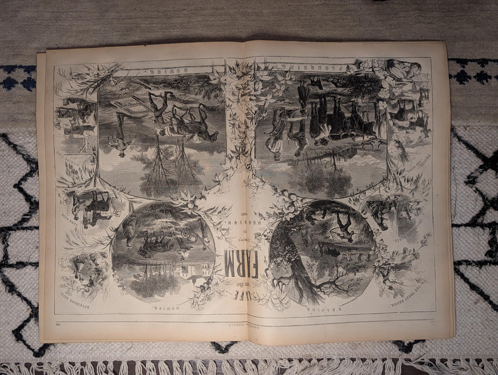 1867 Queretaro Mexico, Farm Life Centerfold, Vera Cruz, Sing-Sing — Aug 10