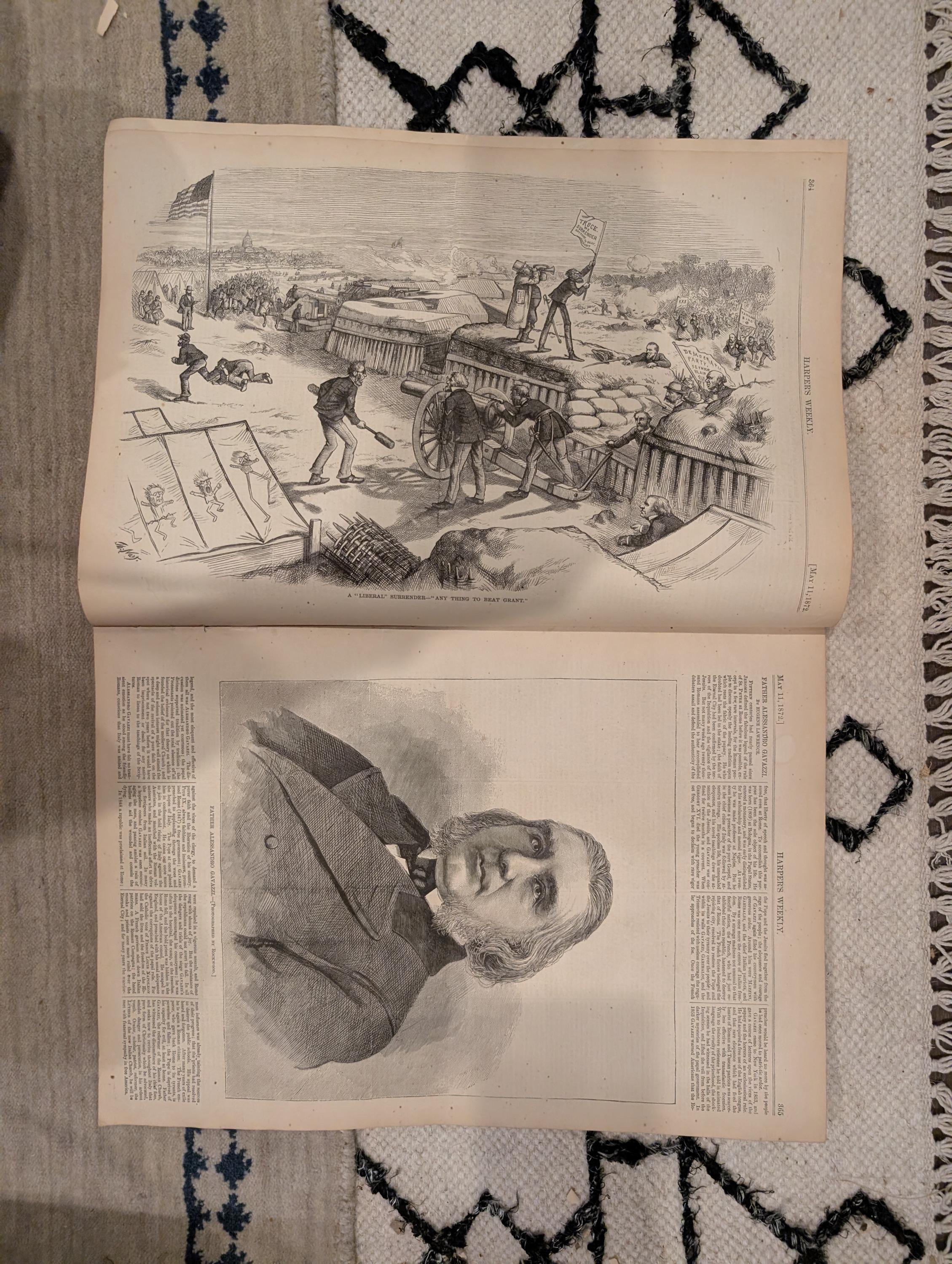 1872 Cincinnati Queen City Harper's Weekly May 11 Hammondsport Vineyards