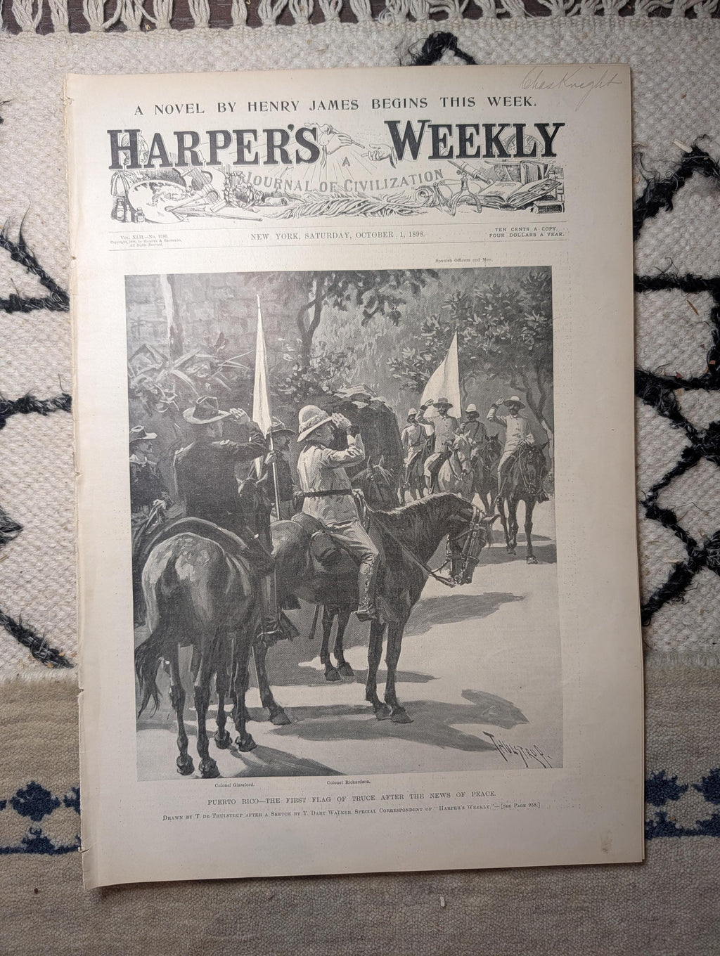 1898 Puerto Rico Peace & Flag of Truce, Klondike Winter, Wilhelmina — Oct 1