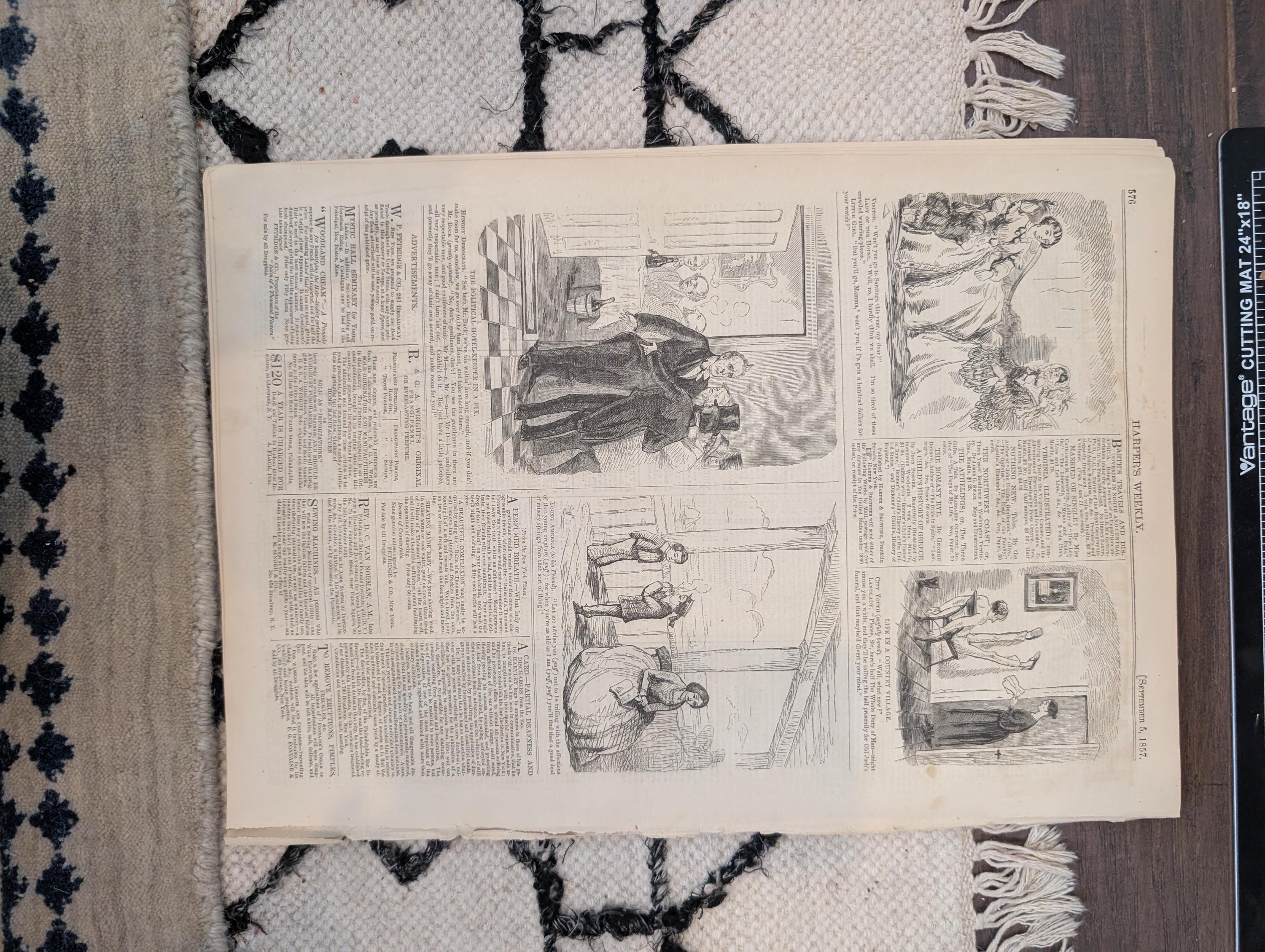 1857 Princess Charlotte Harper's Weekly September 05 African Exploration Cana
