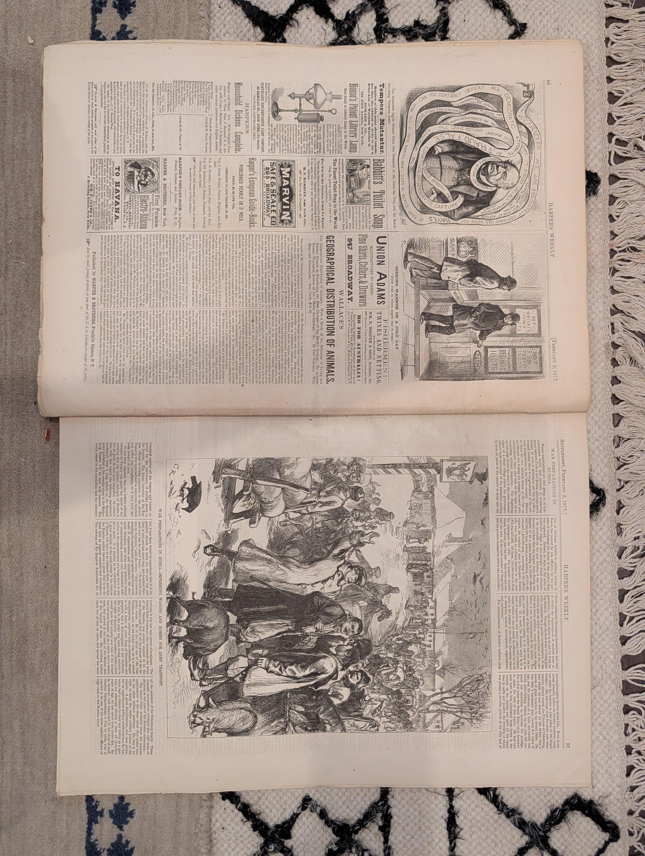 1877 Chinese Immigrants SF, Tory Drummed Out, Russia War Prep — Feb 3