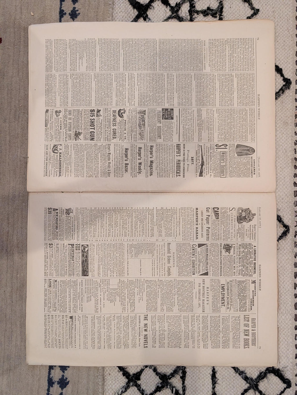 1877 Cornelius Vanderbilt Burial, Nast Cartoon, Grandfather's Fete — Jan 27