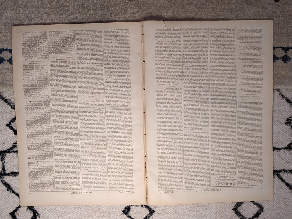 1867 Cotton Plantation Black Workers Centerfold, Crete War — Feb 2