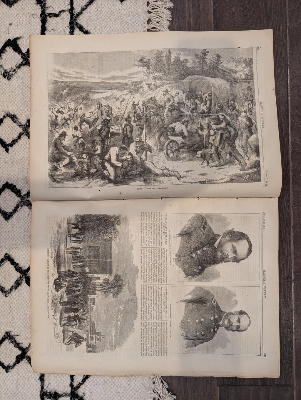 Harper's Weekly 1864 April Fool's Day April 02 Thomas Nast Sherman