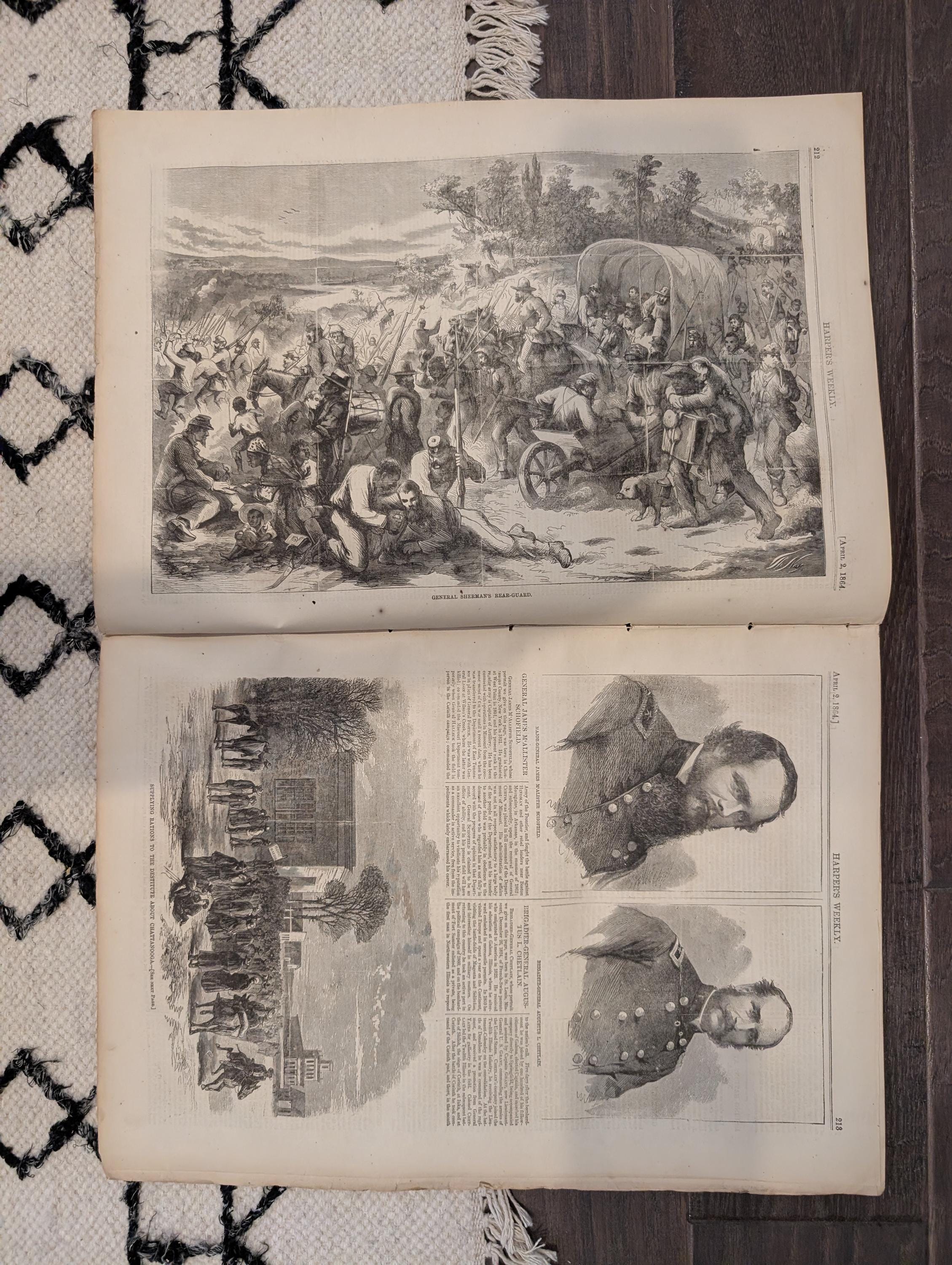 Harper's Weekly 1864 April Fool's Day April 02 Thomas Nast Sherman