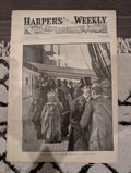 Harper’s Weekly May 21, 1887 – European Steamer Day, Easter Island, Horse Artillery, Atlanta Cruiser, Ads & Illustrations