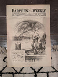 1881 Nast "Clean Sweep NYC," Hunter's Point Sick Room, Negro Laborers Hudson — Aug 20